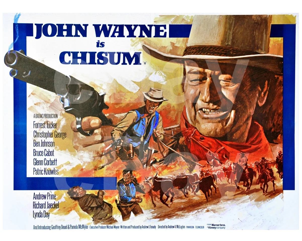 Chisum (1970) John Wayne "Poster Print" 16x12 Photo Poster Print, изображение 4