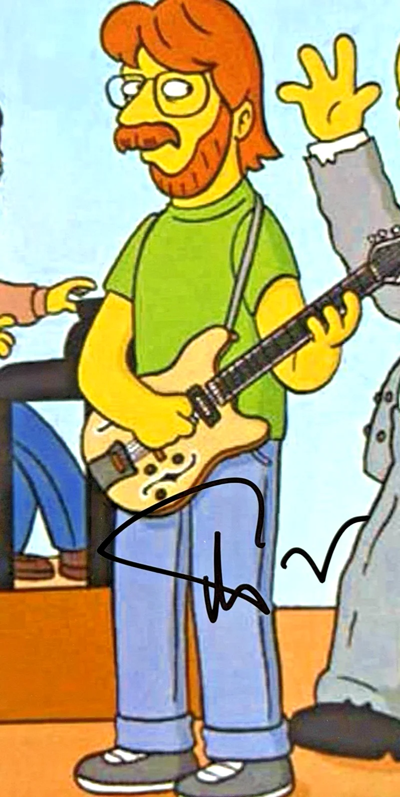 Trey Anastasio, Mike Gordon — Trey Anastasio & Mike Gordon Signed 8x10 Photo Simpsons Phish PSA DNA COA AL2473, image 3