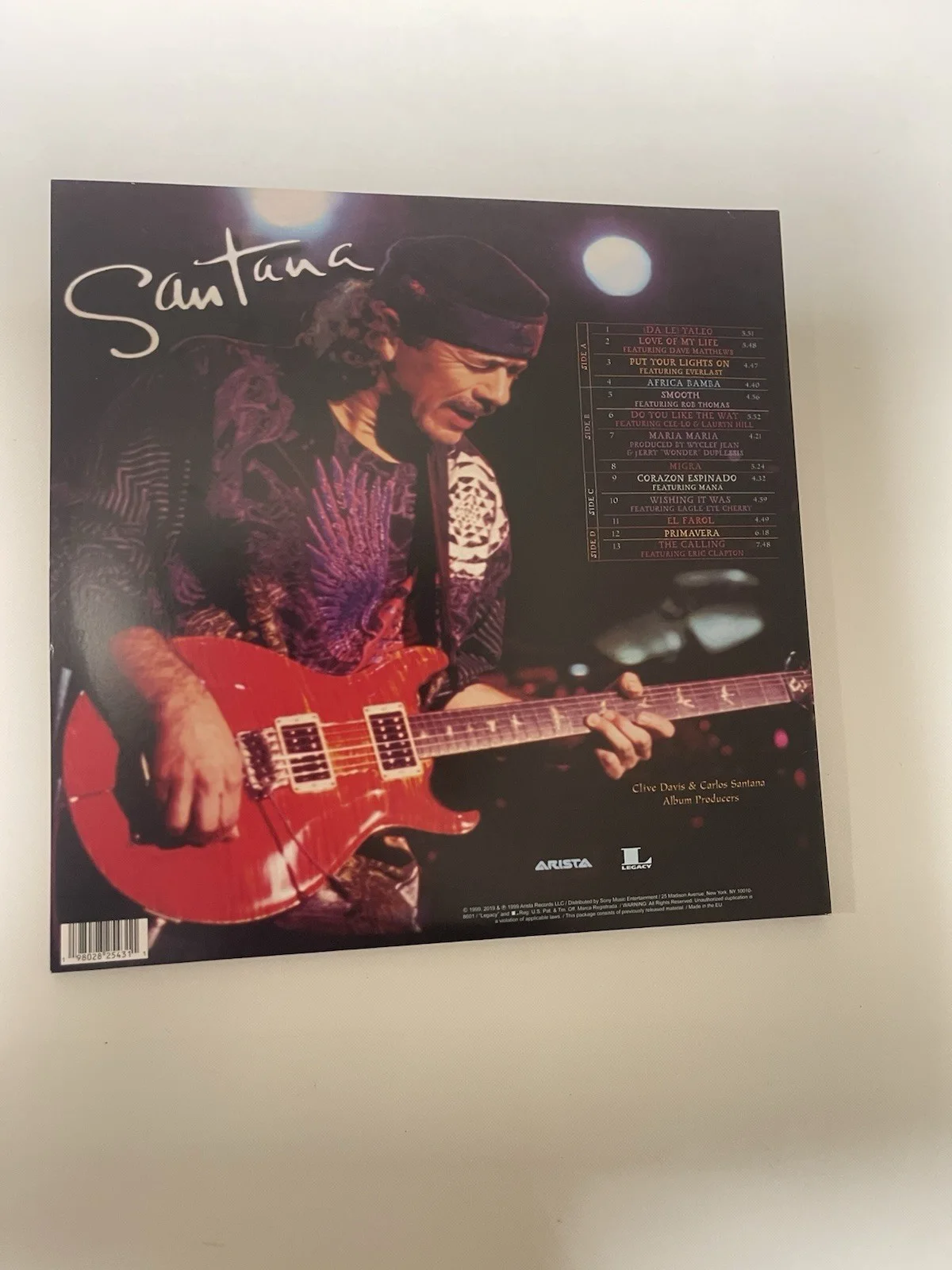 Carlos Santana Signed SUPERNATURAL Vinyl JSA COA Autographed Auto IP a, изображение 4