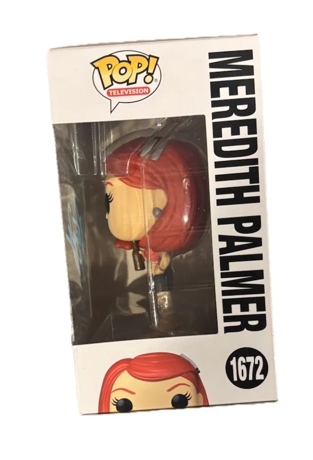 Kate Flannery Meredith The Office Signed Autographed POP Funko Toy #1672, image 2