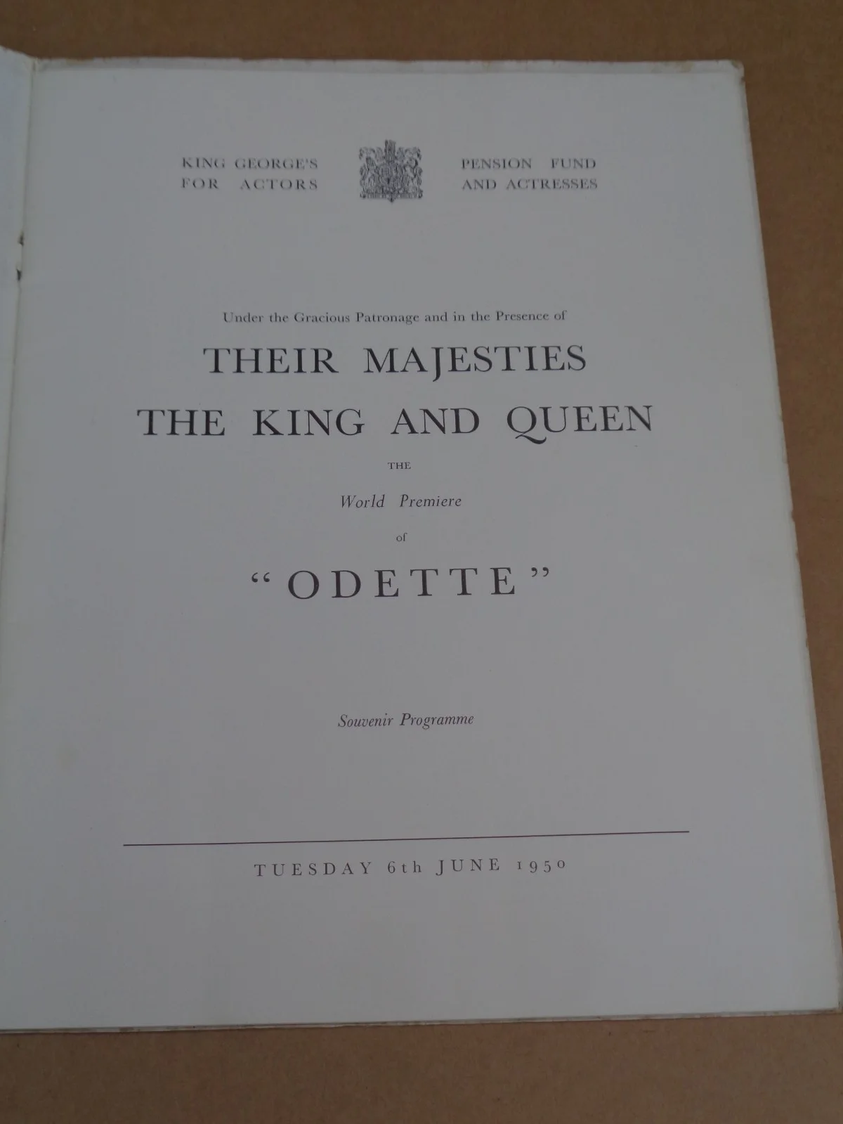 Anna Neagle/Trevor Howard - Odette - 1950 UK World Premiere Brochure, изображение 2