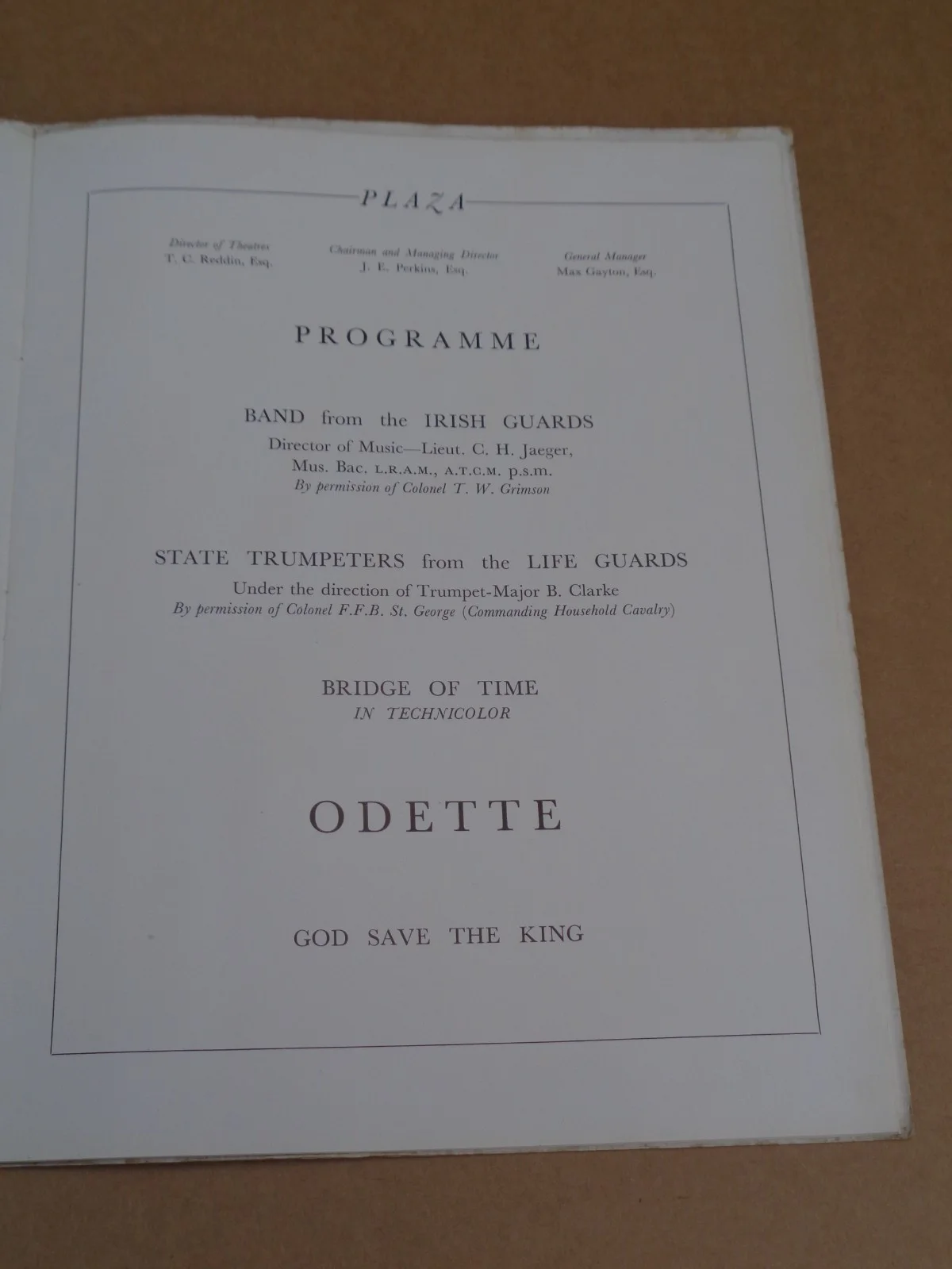 Anna Neagle/Trevor Howard - Odette - 1950 UK World Premiere Brochure, изображение 5