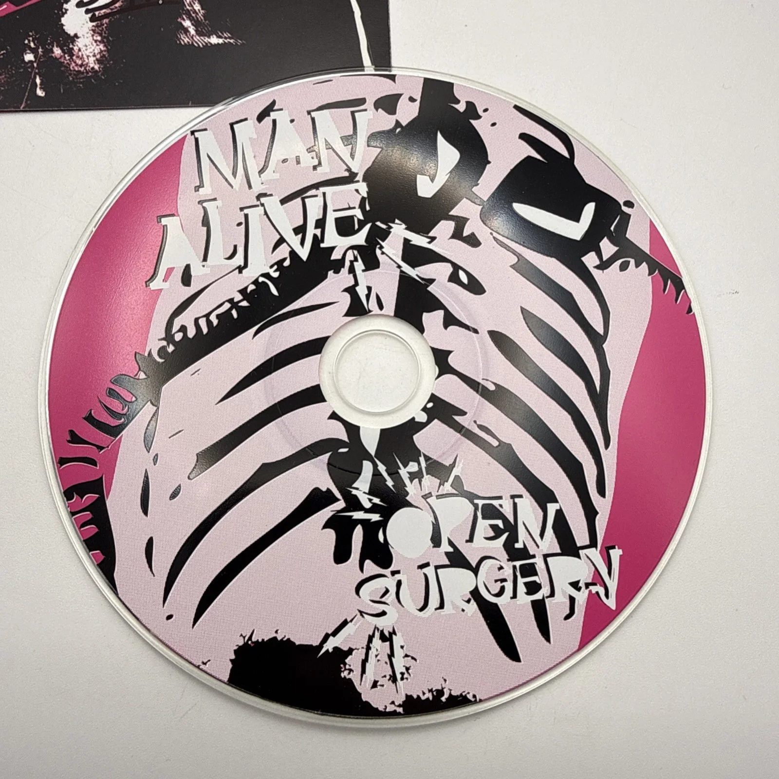 SIGNED Man Alive: Open Surgery CD Autographed CD & Booklet Only, image 2