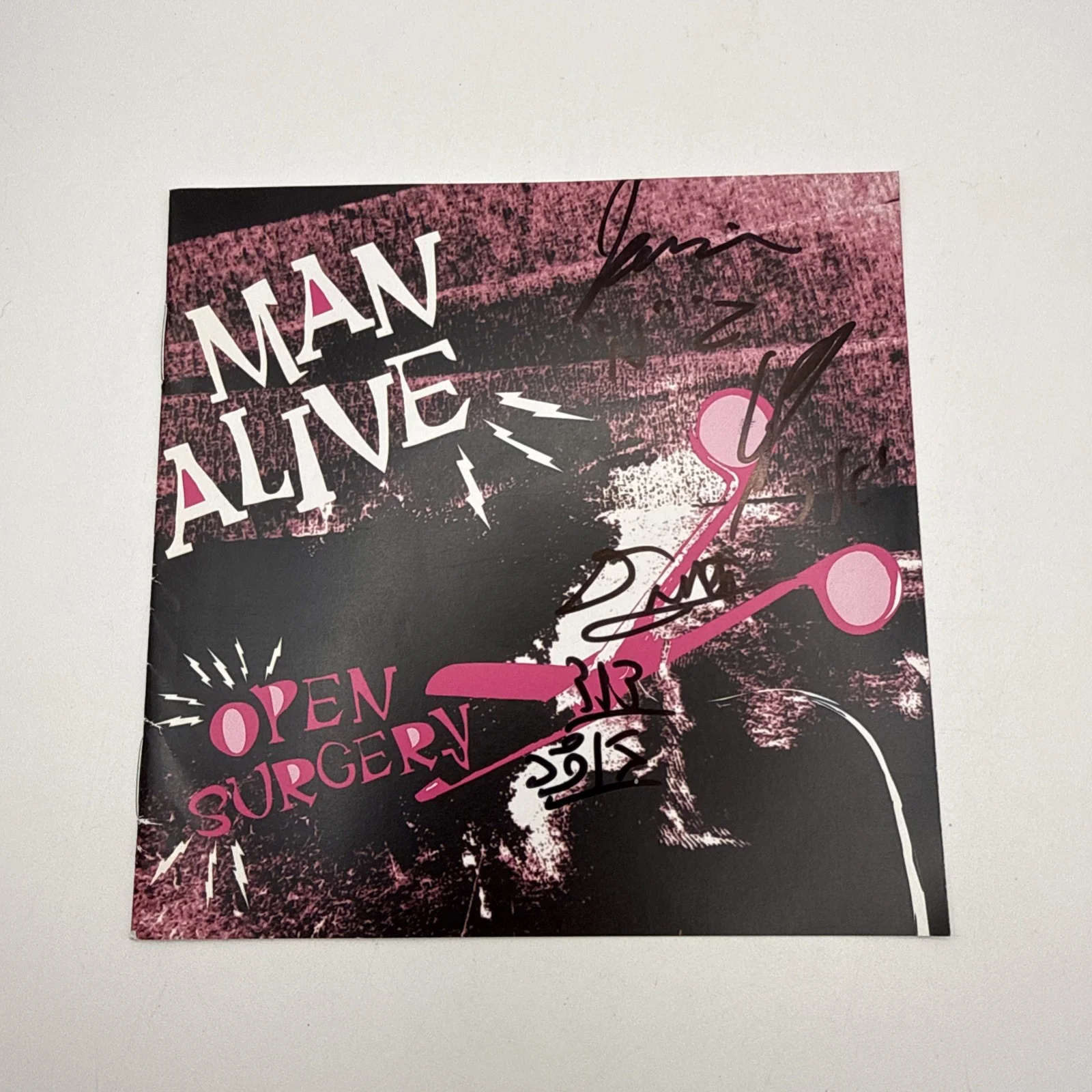 SIGNED Man Alive: Open Surgery CD Autographed CD & Booklet Only, image 5