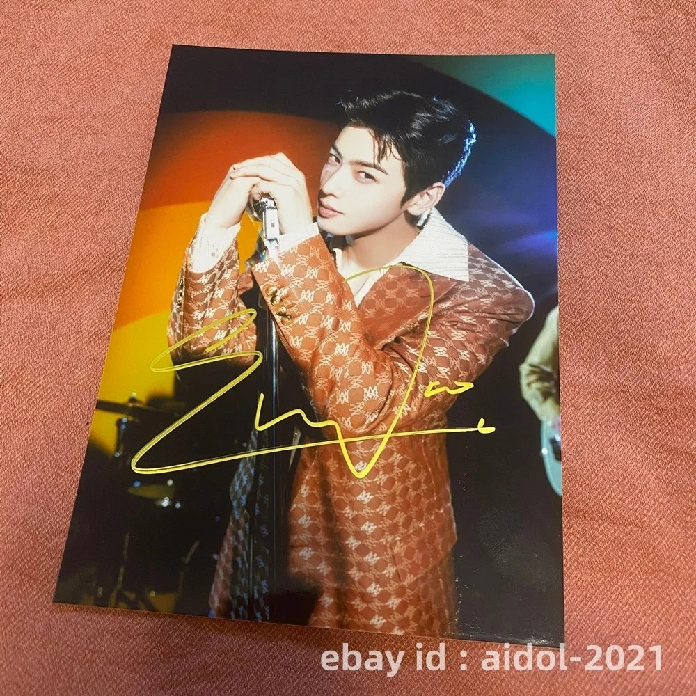 ASTRO Cha EunWoo Autographed Photo ELSE 5*7 Autographs K-POP Collectibles 2026, image 4