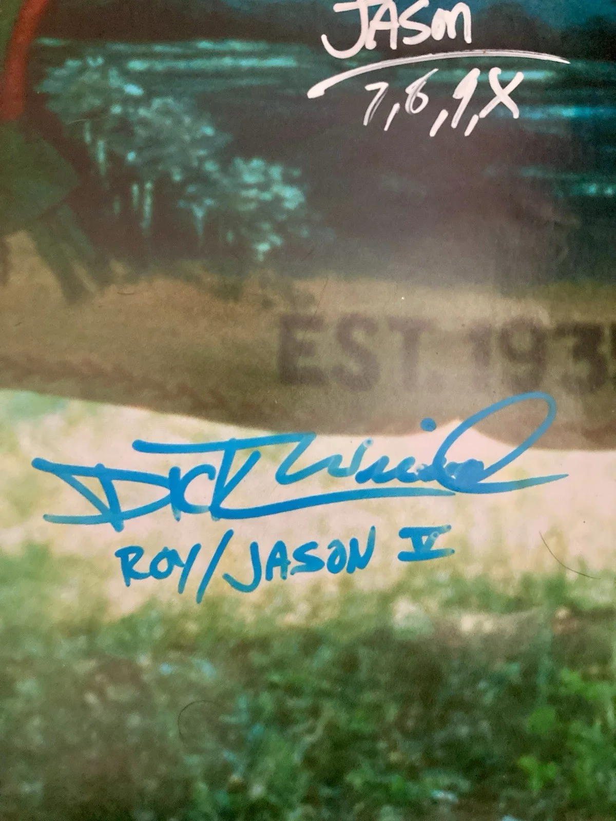 Rare Signed 11x Friday The 13th Poster 34x22 Kane Hodder/Kevin Bacon/ Etc HORROR, изображение 4