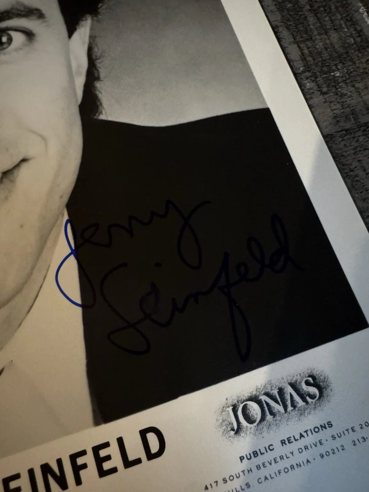 Jerry Seinfeld — JERRY SEINFELD Signed Vintage 8x10 Photo..COMEDY & TELEVISION LEGEND..PSA/DNA, image 3