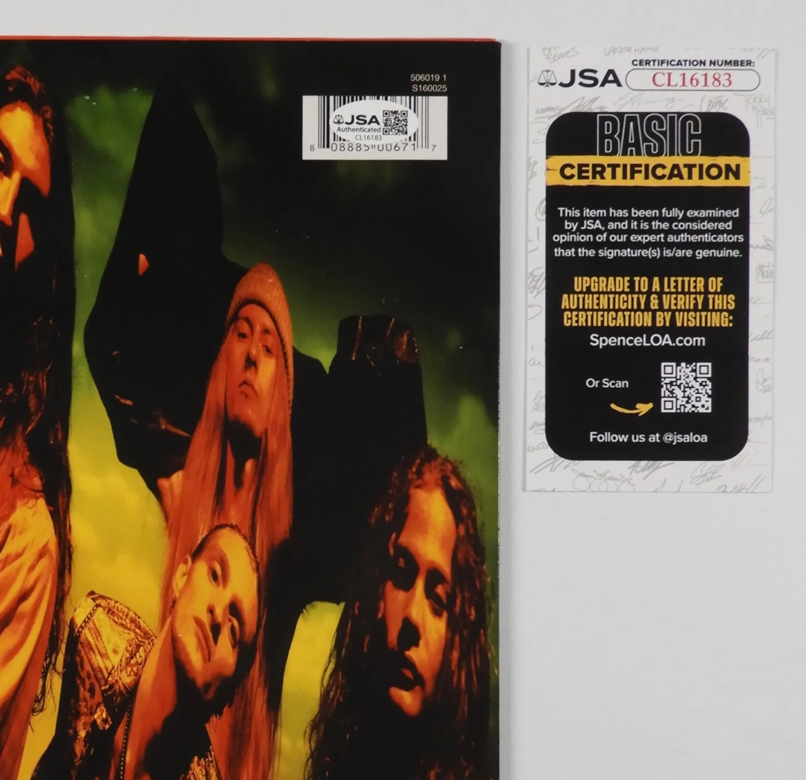 Alice In Chains Sean Kinney JSA Signed Autograph Record Album Vinyl, изображение 3