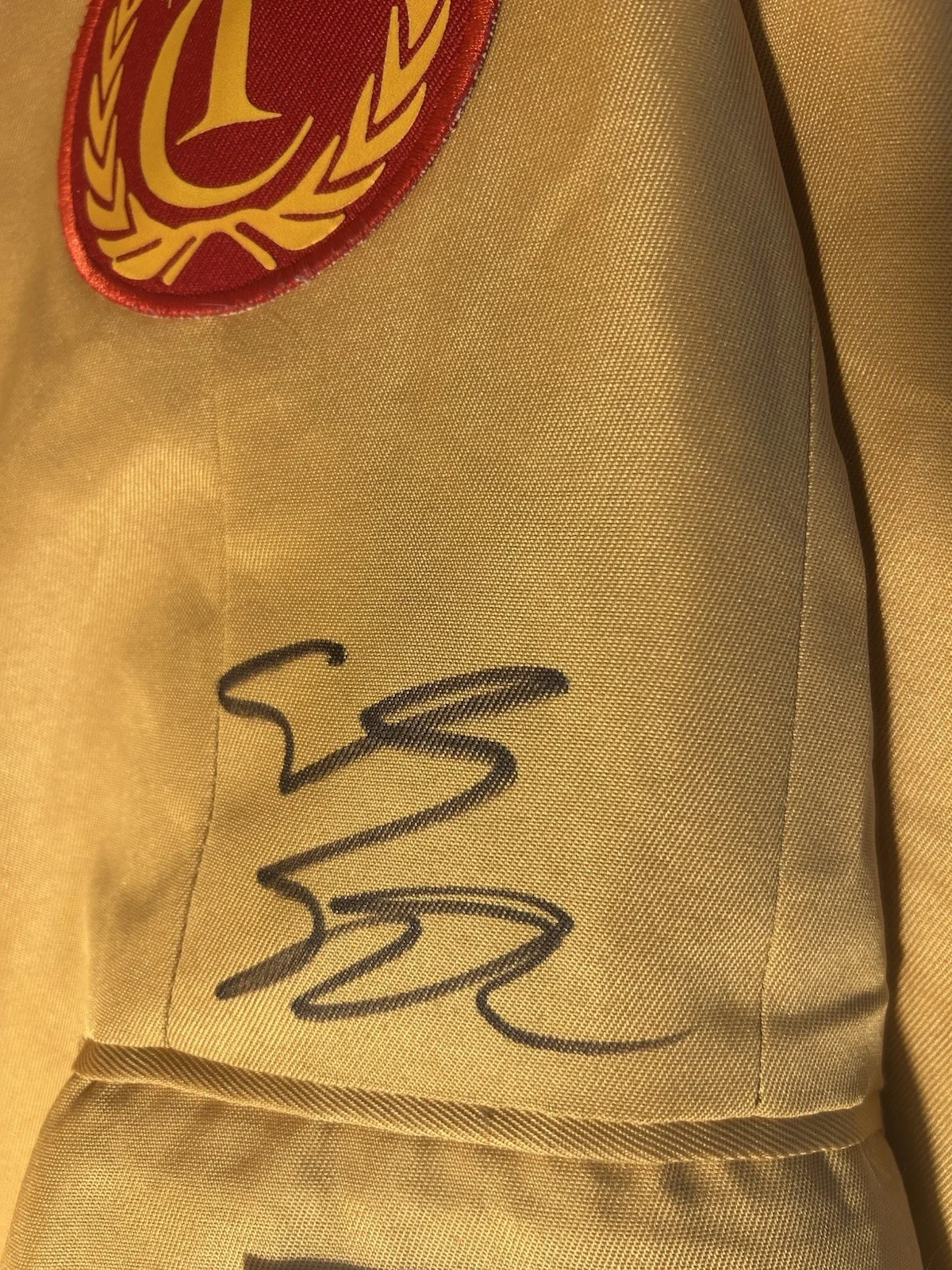 Adam Sandler — Adam Sandler Signed Happy Gilmore Gold Jacket Autographed JSA COA, image 3