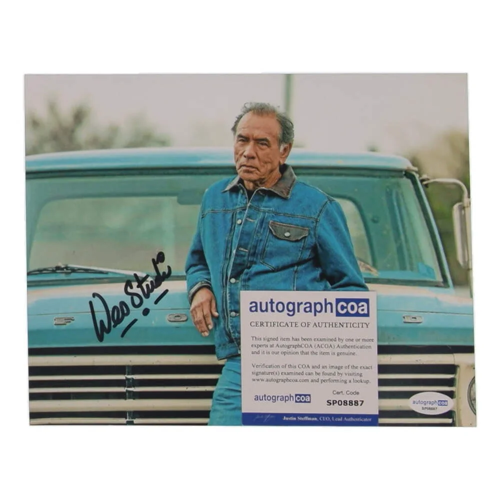 Wes Studi — Wes Studi Signed "Reservation Dogs" 8x10 Photo (ACOA), image 2