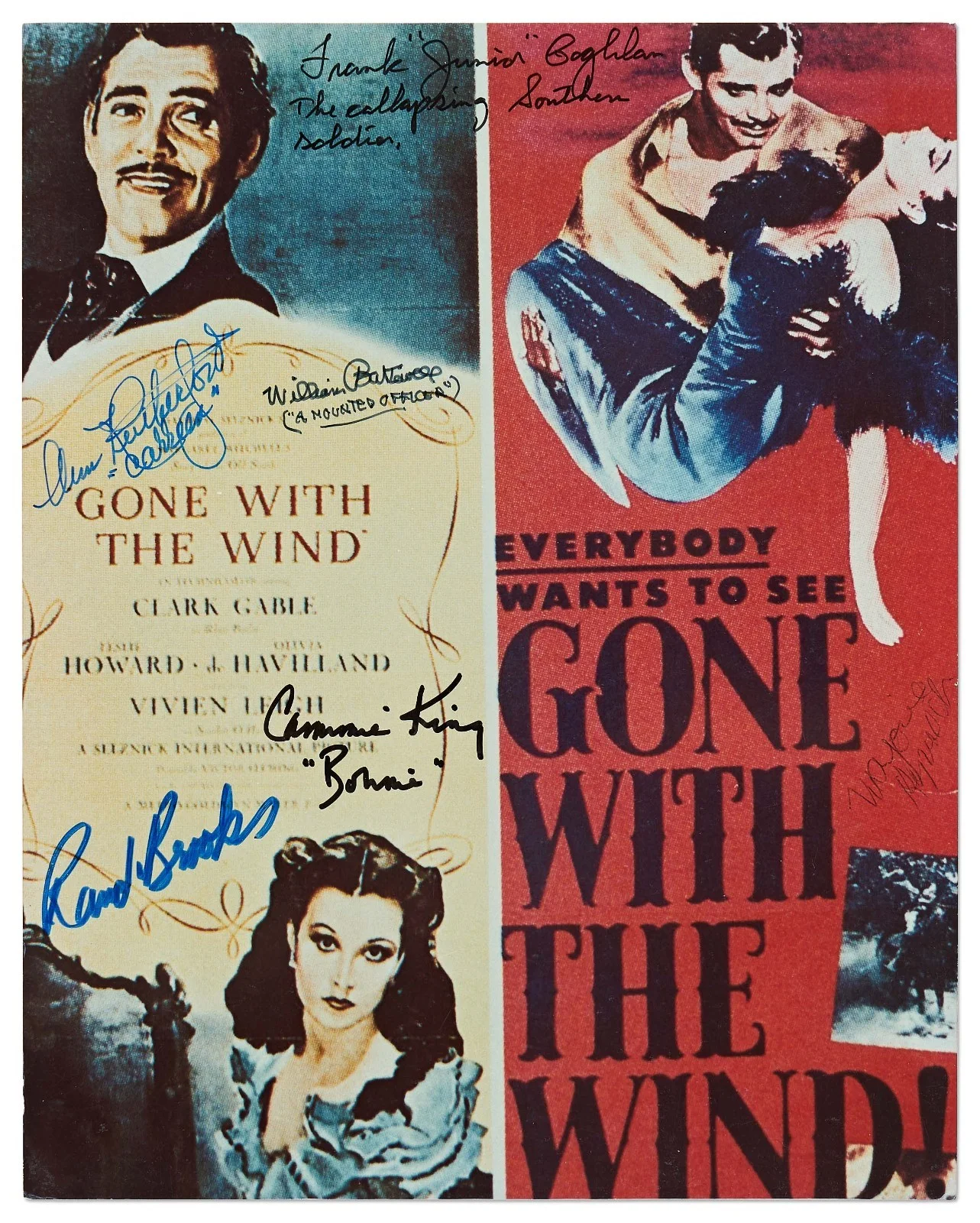 Signed "Gone With The Wind" 8" x 10" Photo by Six, image 2