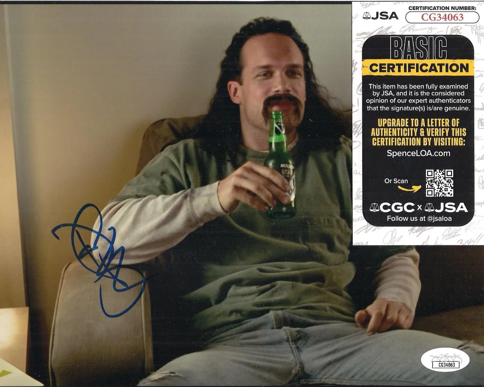 Diedrich Bader — Diedrich Bader Autographed 8x10-JSA COA-Office Space "Lawrence" Actor, image 2
