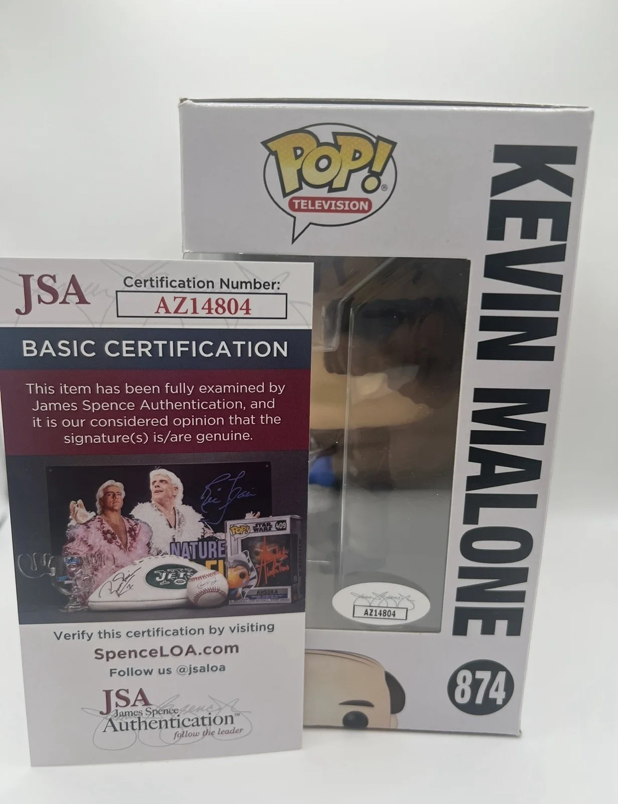Brian Baumgartner signed Kevin Malone The Office Funko #874 w/ JSA COA, image 2