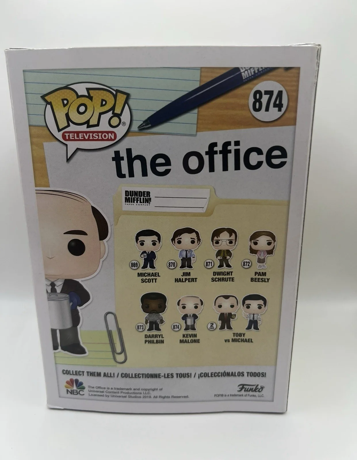Brian Baumgartner signed Kevin Malone The Office Funko #874 w/ JSA COA, image 3
