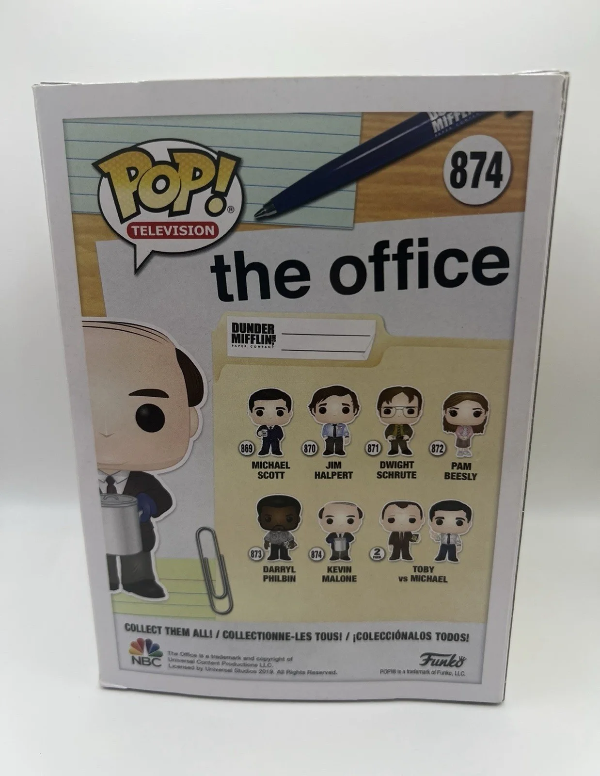 Brian Baumgartner signed Kevin Malone The Office Funko #874 w/ JSA COA, image 4