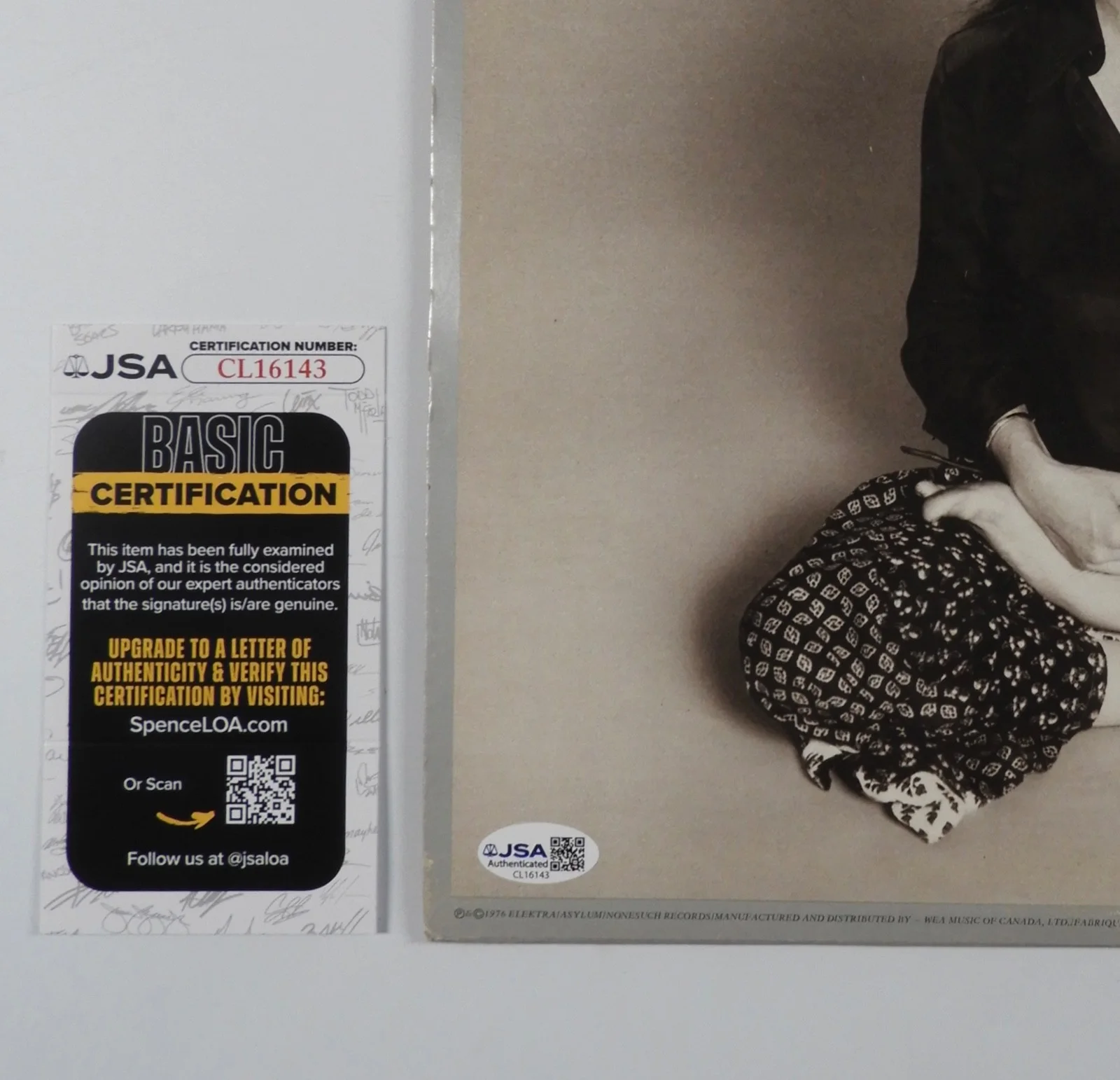 Judy Collins JSA Signed Autograph Album Record Vinyl Bread & Roses, изображение 3