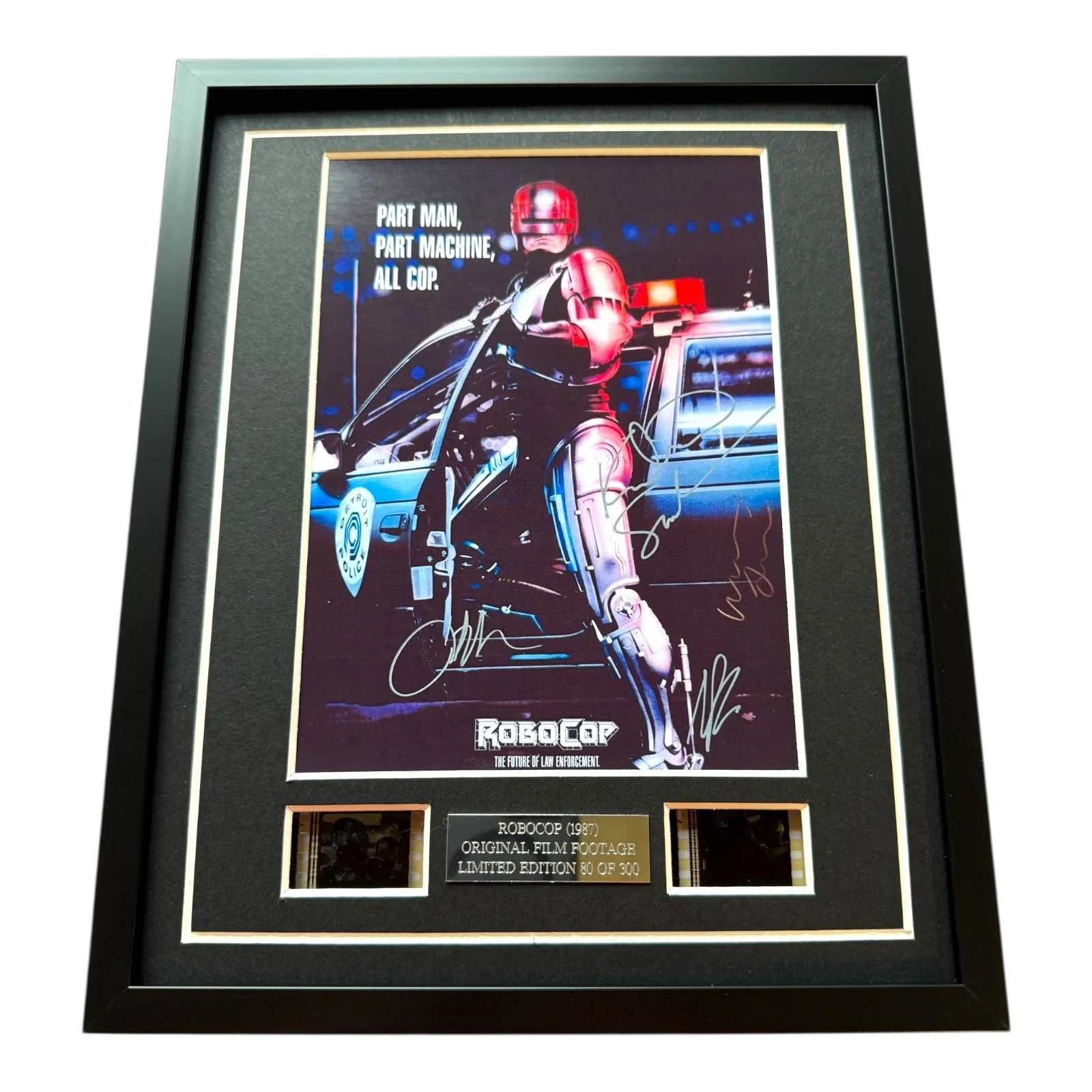 ROBOCOP FILM CELLS DISPLAY ORIGINAL MOVIE MEMORABILIA GIFTS FRAMED INCLUDES COA, image 2