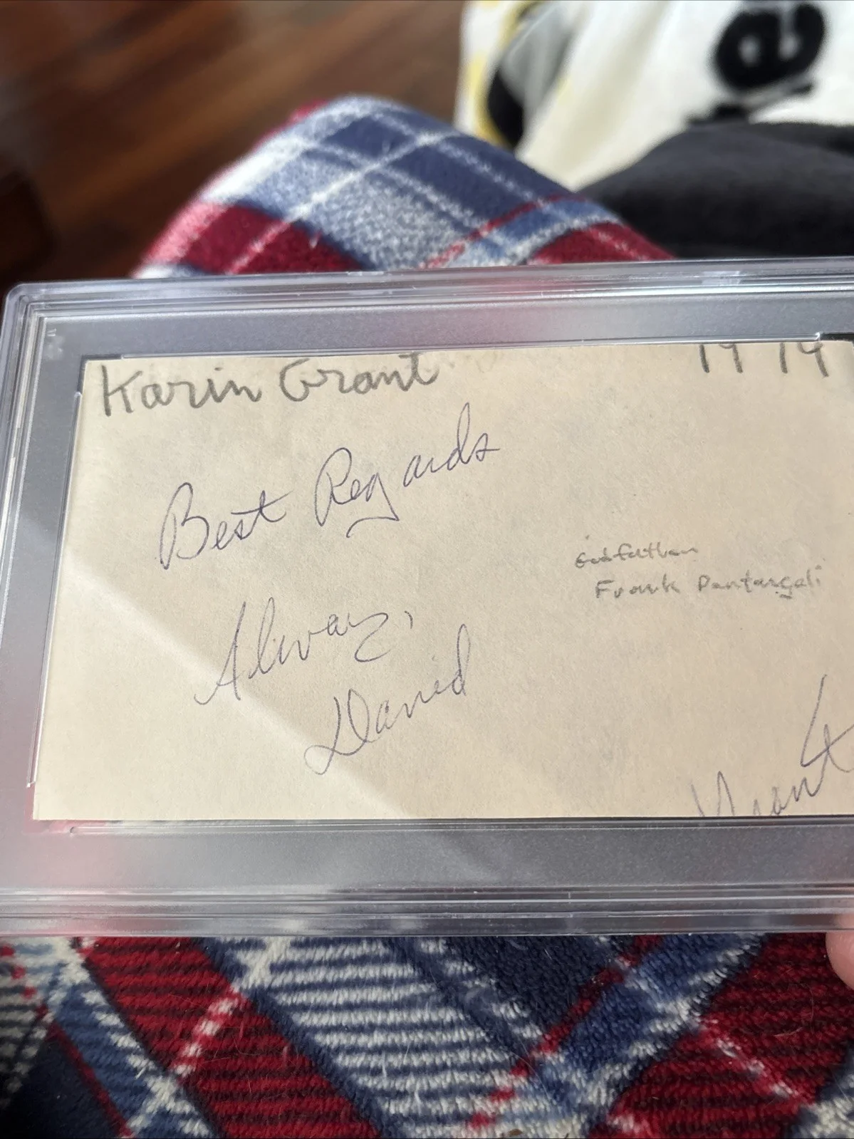 Michael Gazzo — 1974 Michael V. Gazzo Godfather 2 Autograph PSA/DNA Cut Historic Autographs Mob, image 3