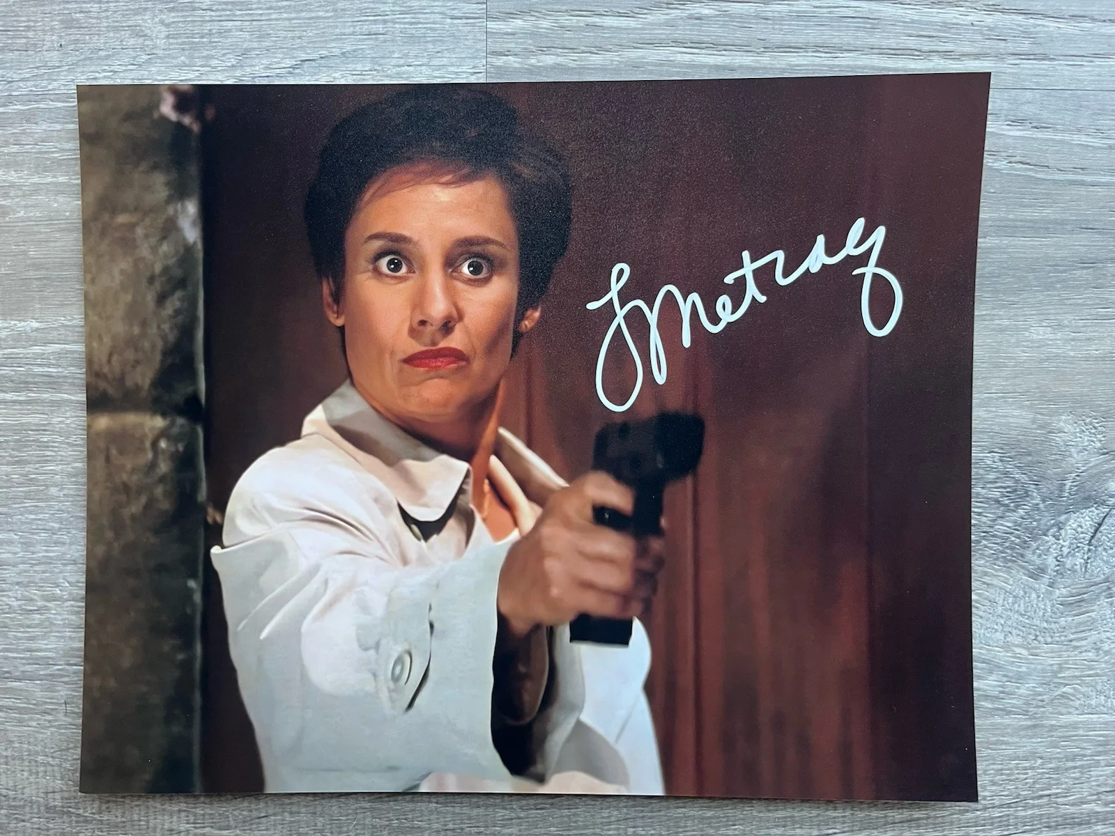 Laurie Metcalf — Laurie Metcalf Signed Scream 8x10 Photo Beckett COA Ghostface Mrs. Loomis, image 2