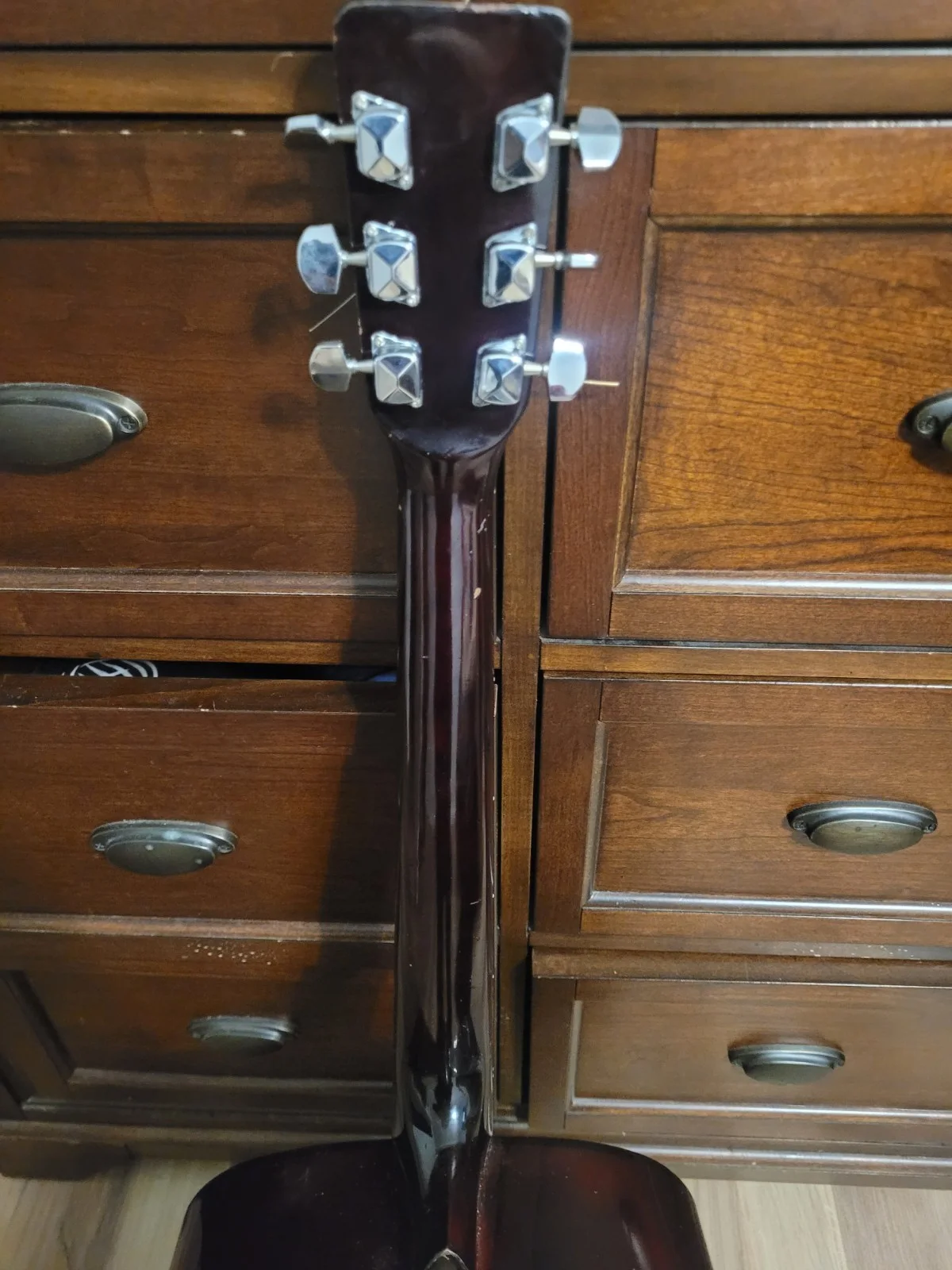 Antichrist Signed Burwood Acoustic Guitar, изображение 2