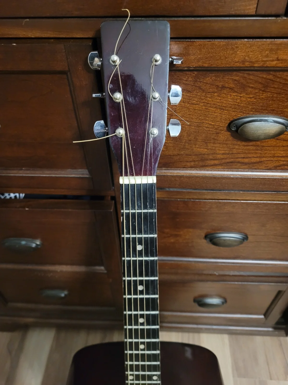 Antichrist Signed Burwood Acoustic Guitar, изображение 3