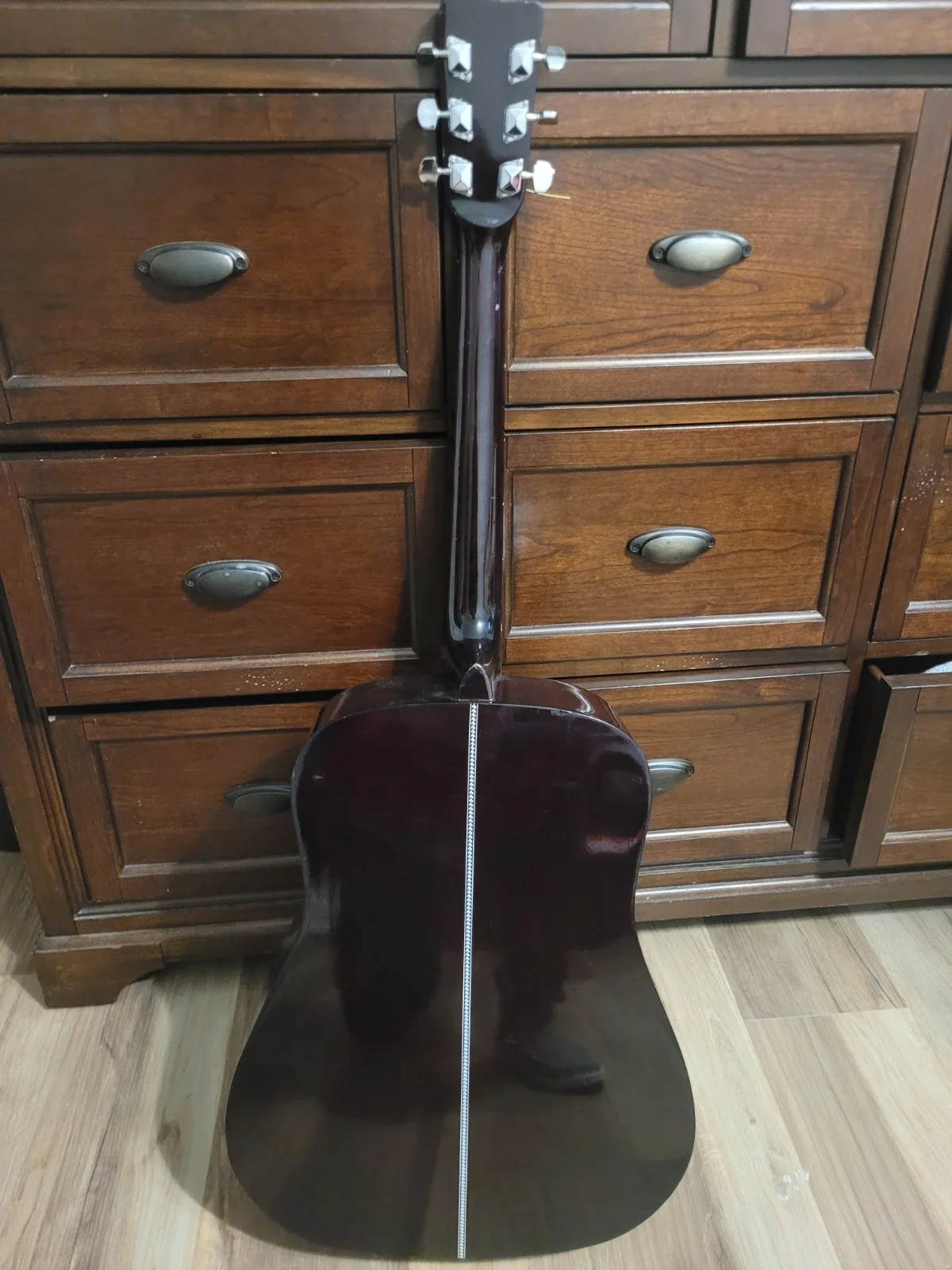 Antichrist Signed Burwood Acoustic Guitar, изображение 4