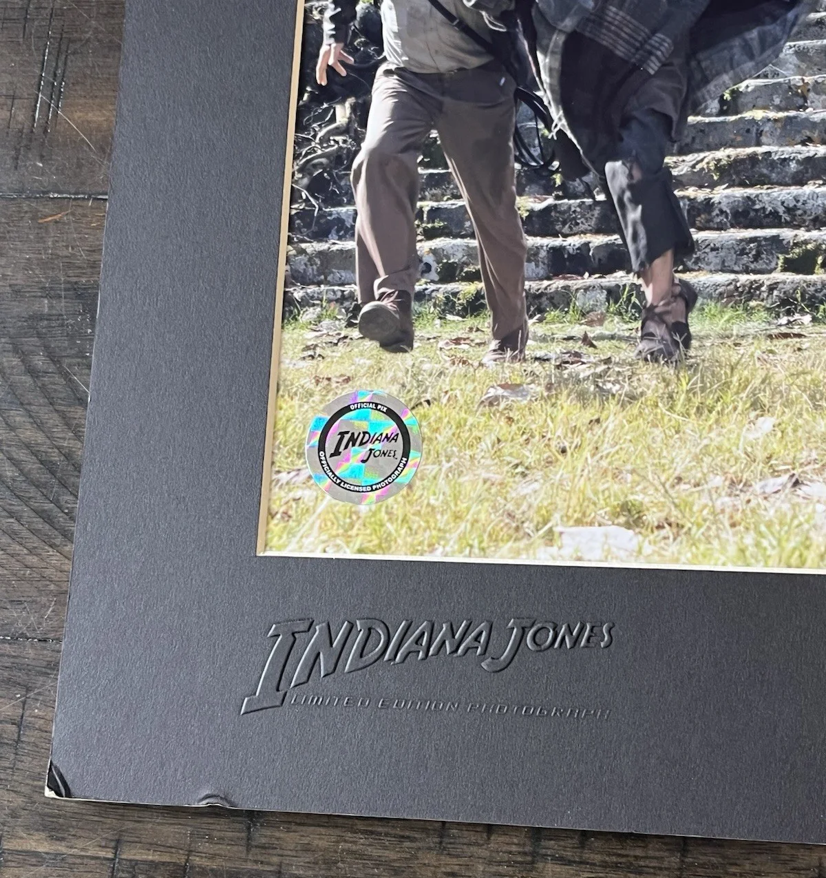 Indiana Jones Photo Movie Scene Official Pix Harrison Ford Matted Photograph, изображение 3