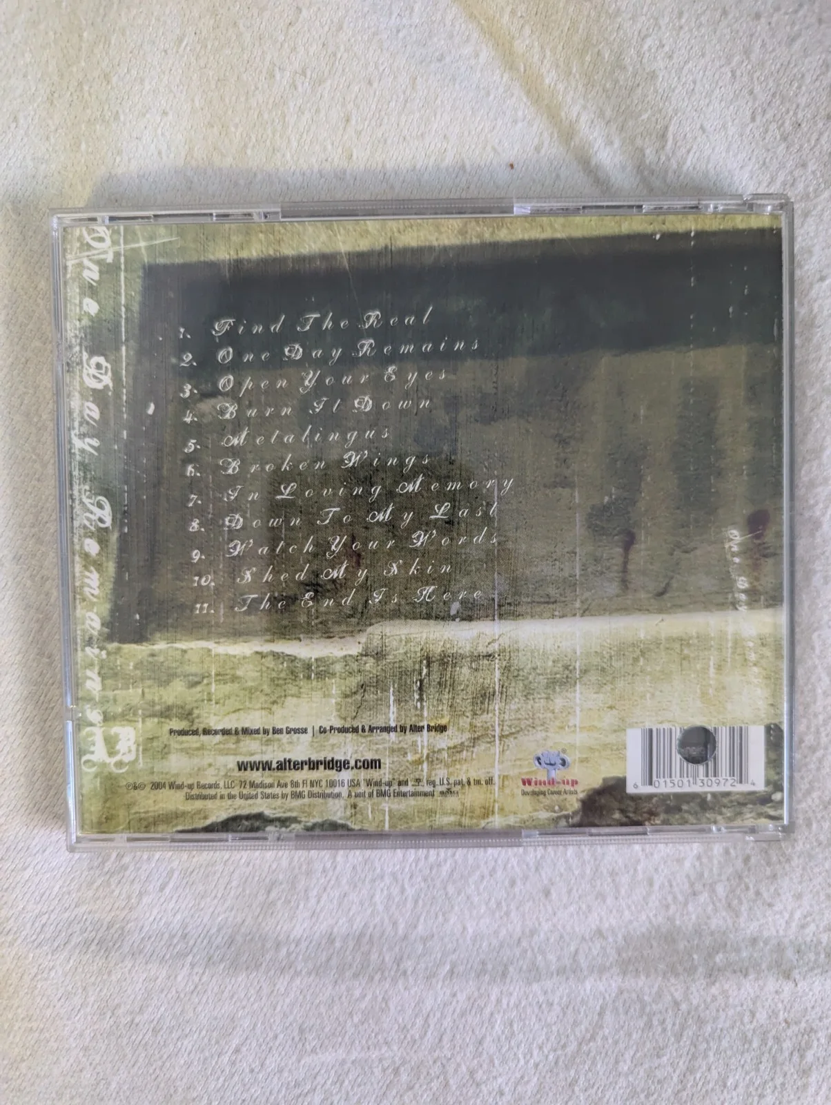 Alter Bridge One Day Remains Signed CD & Booklet Authentic and Awesome Piece!, image 3