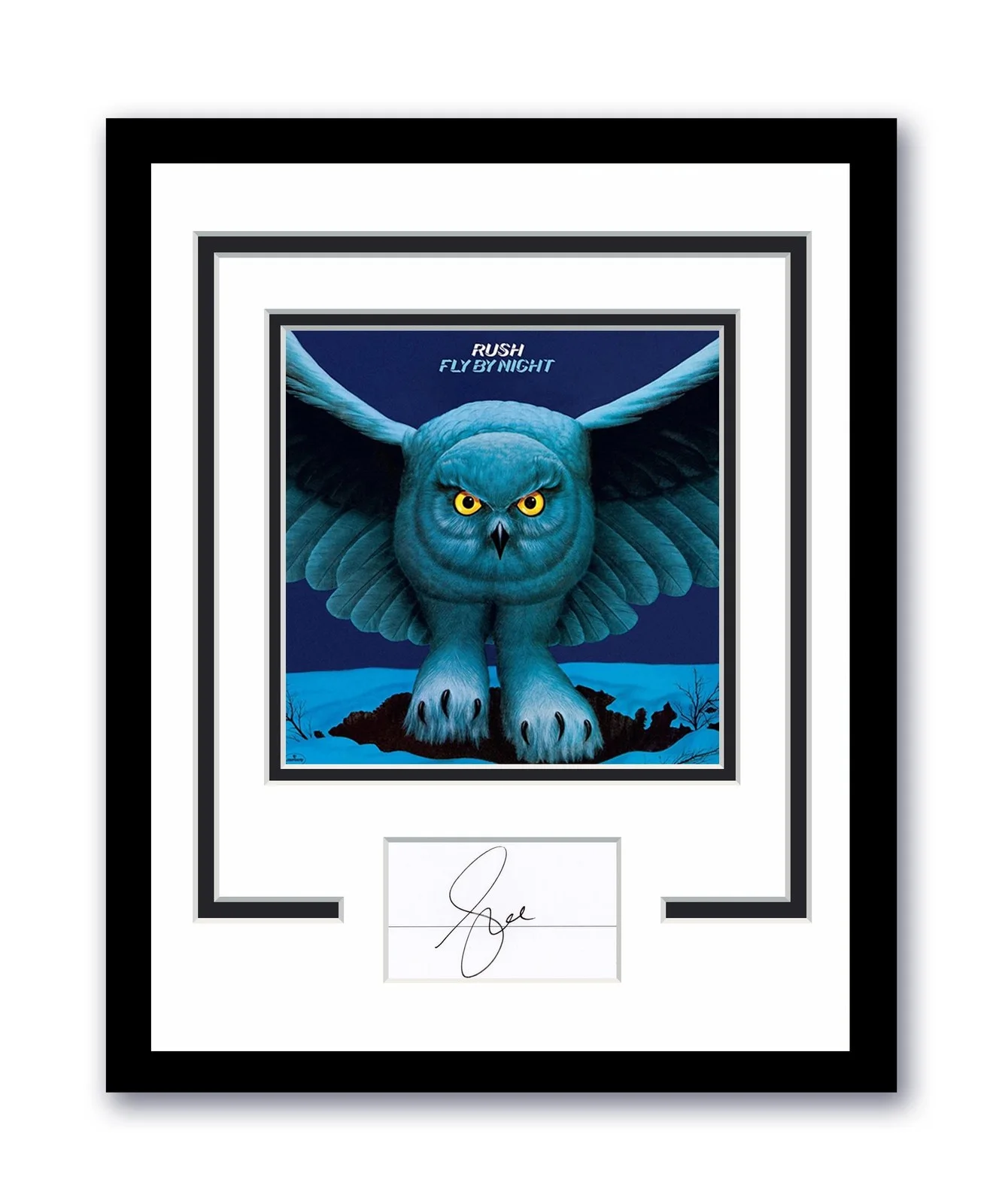Geddy Lee — Rush Geddy Lee Autographed Signed 11x14 Framed Photo Fly By Night ACOA