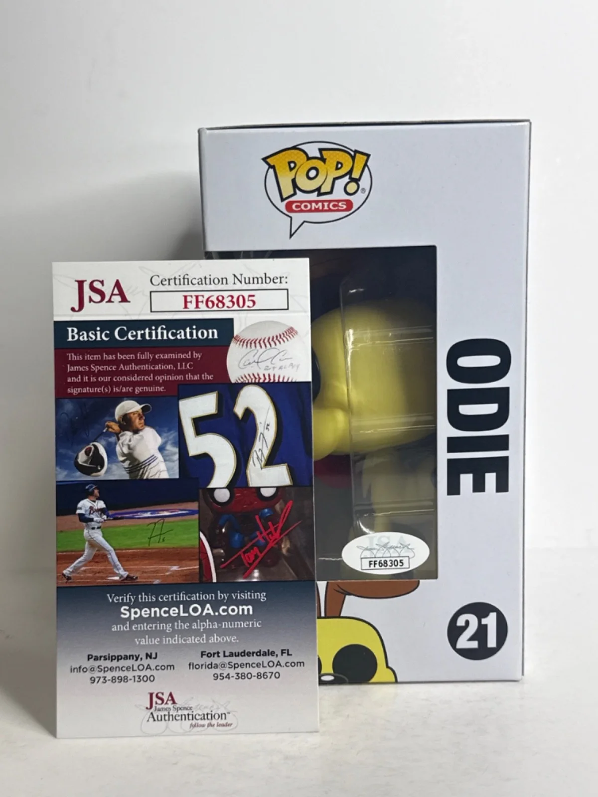 Gregg Berger — Gregg Berger Signed Garfield Odie Funko #21 JSA FF68305, изображение 2