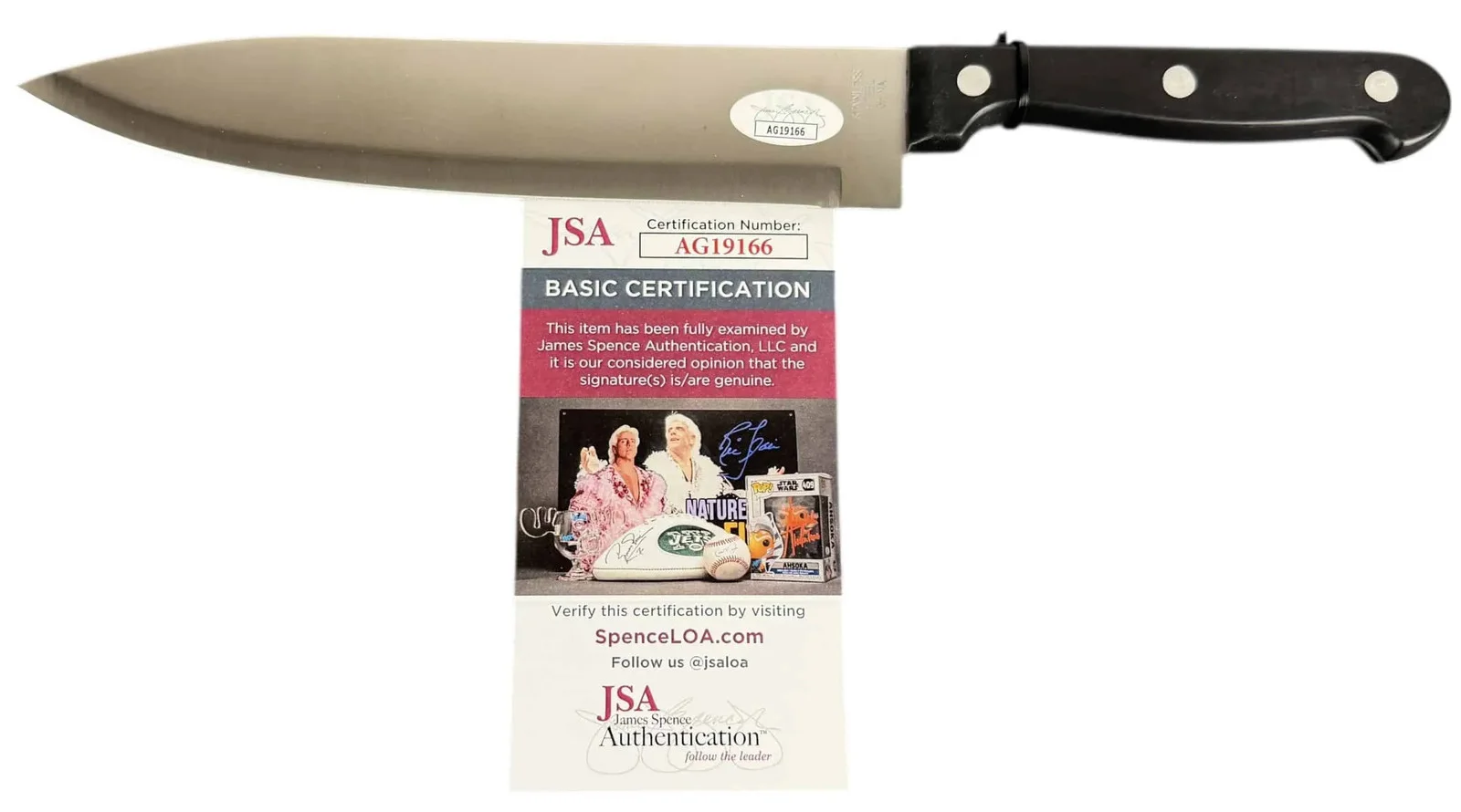 Cody Robinson — Cody Robinson signed Knife Michael Myers Halloween 2018 JSA Authentication, image 2