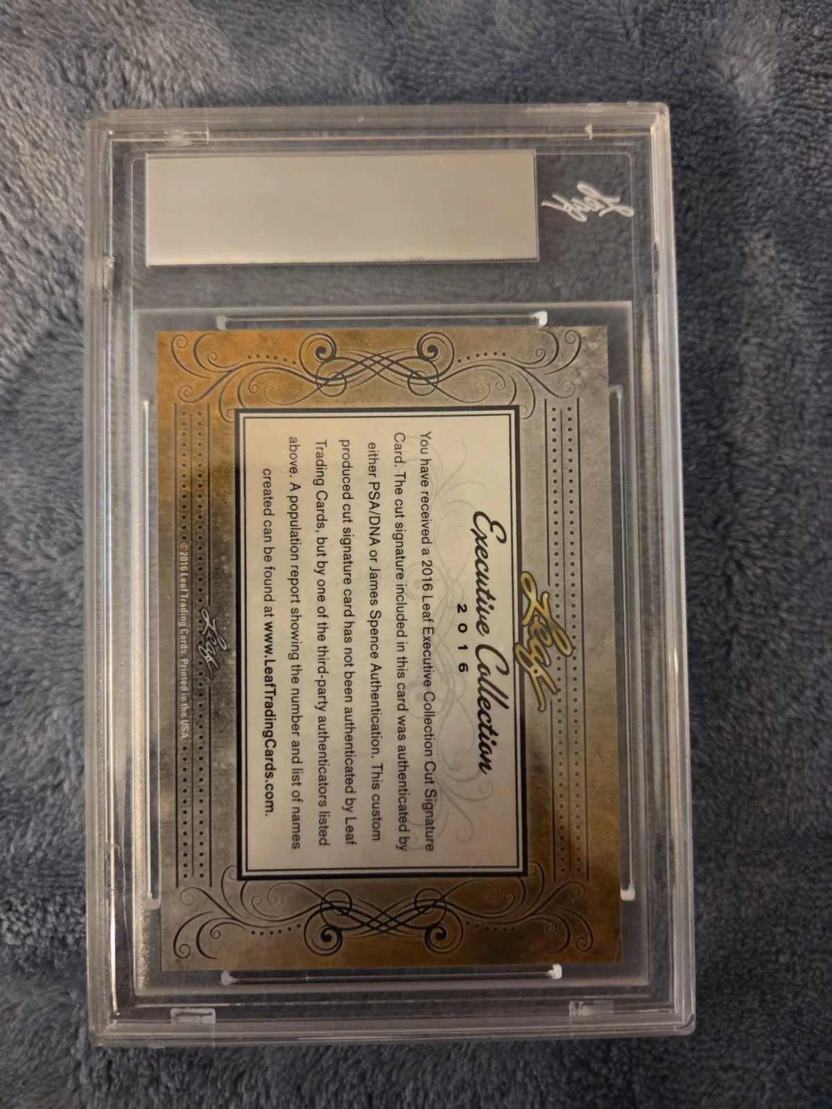 Toby Keith - 2016 Leaf Executive Collection GOLD AUTO #'d 1/1 (HOF Country Star), изображение 4