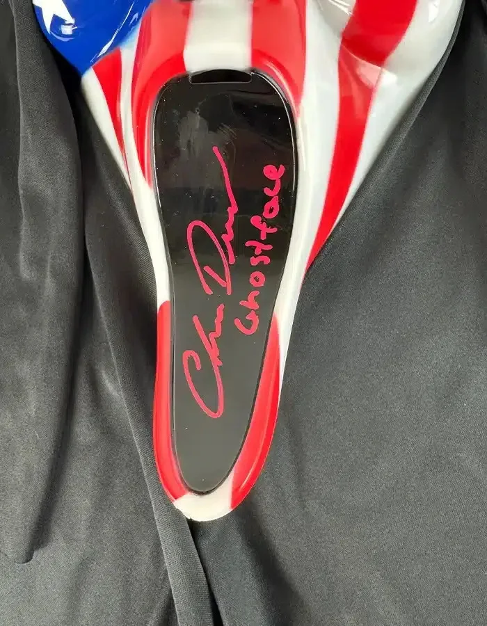 Chris Durand — Chris Durand signed Mask Ghostface Scream 2 JSA Authentication, image 2