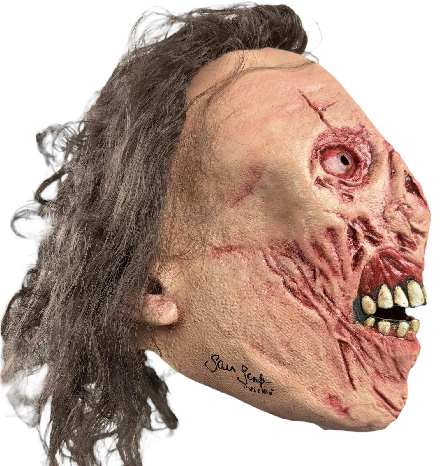 Samantha Scaffidi — Samantha Scaffidi signed Mask Victoria Heyes Terrifier 3 JSA Authentication, image 2