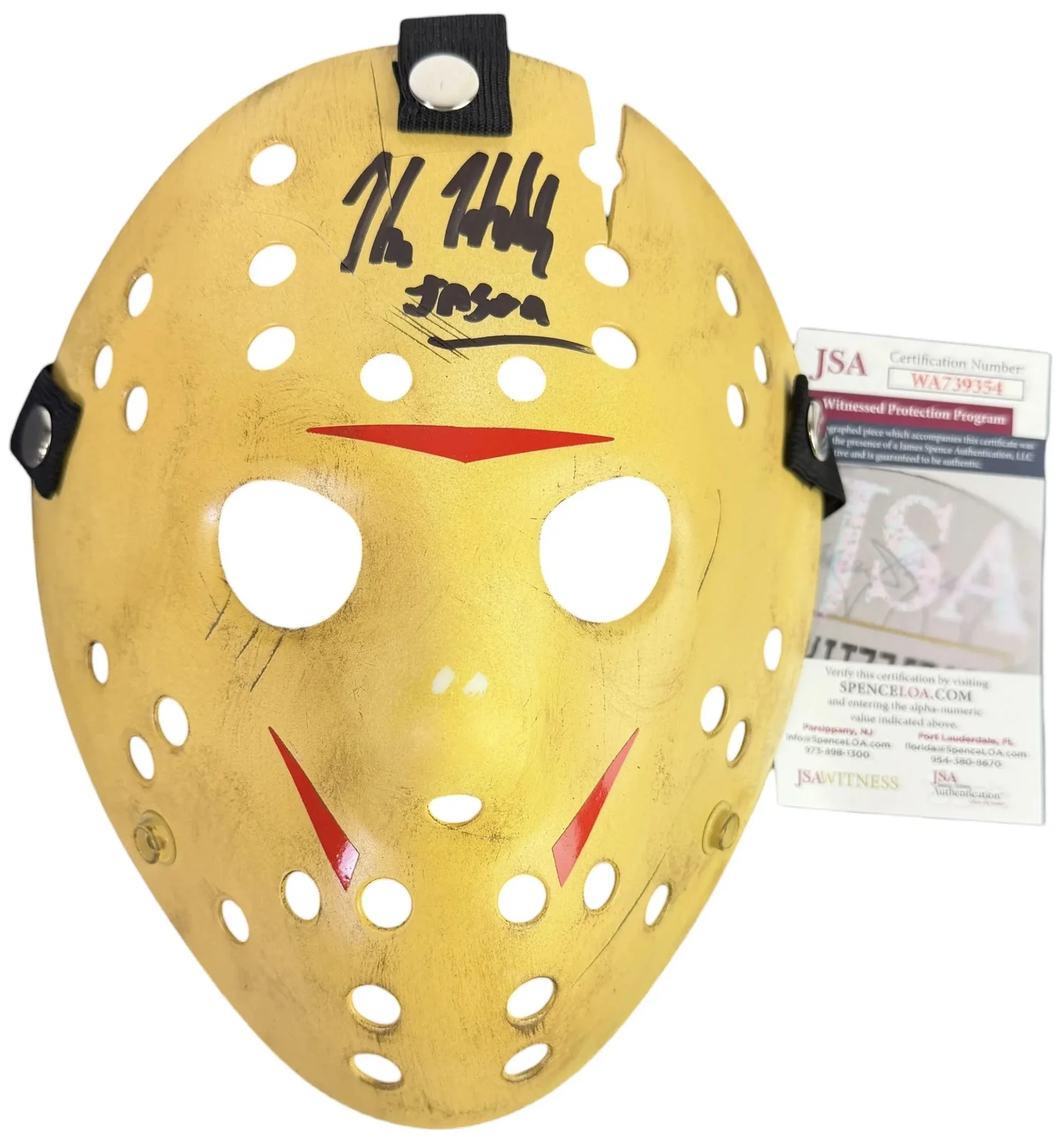 Kane Hodder — Kane Hodder signed Hockey Mask Jason Voorhees - Friday the JSA Authentication