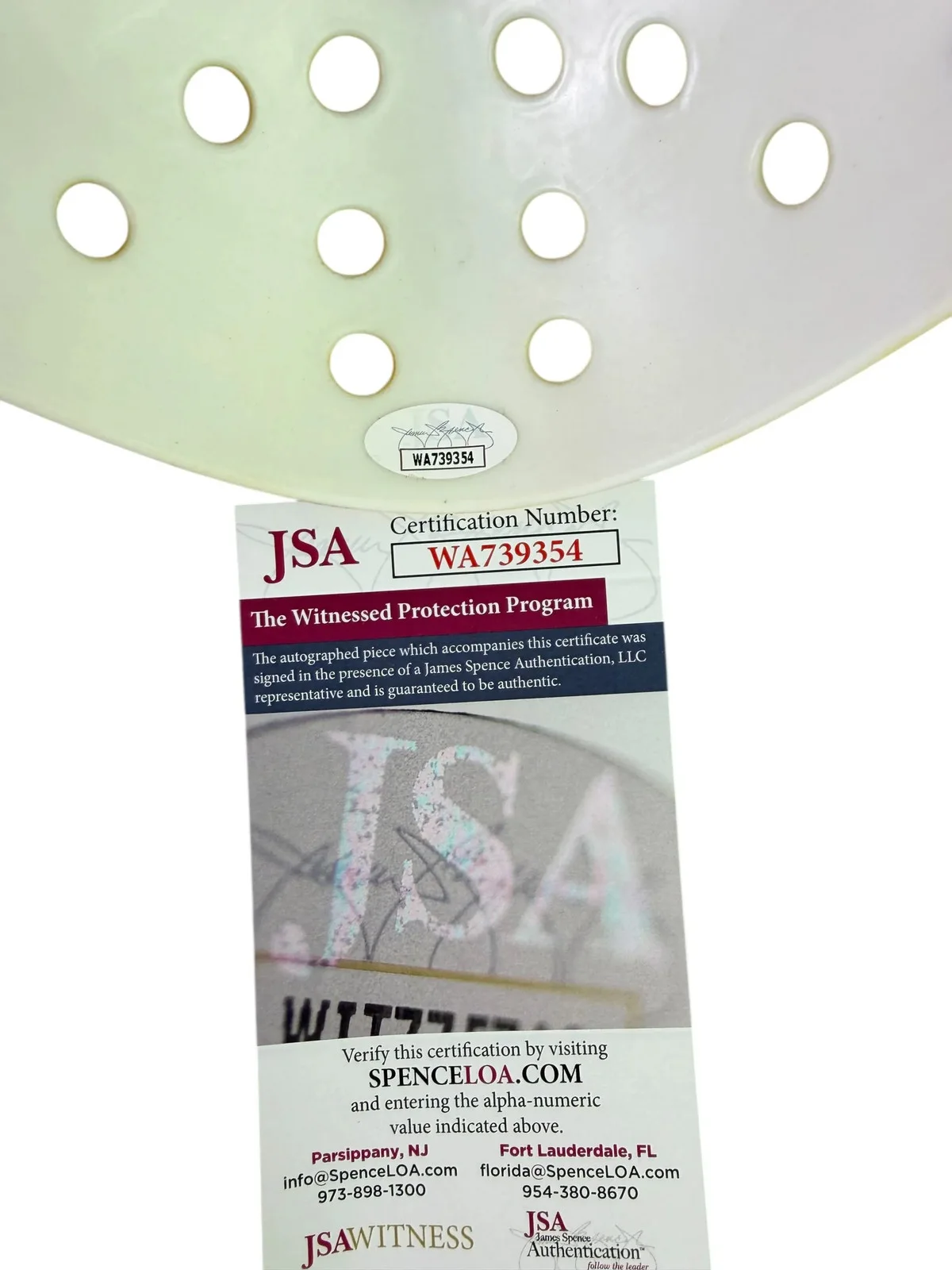 Kane Hodder — Kane Hodder signed Hockey Mask Jason Voorhees - Friday the JSA Authentication, изображение 2