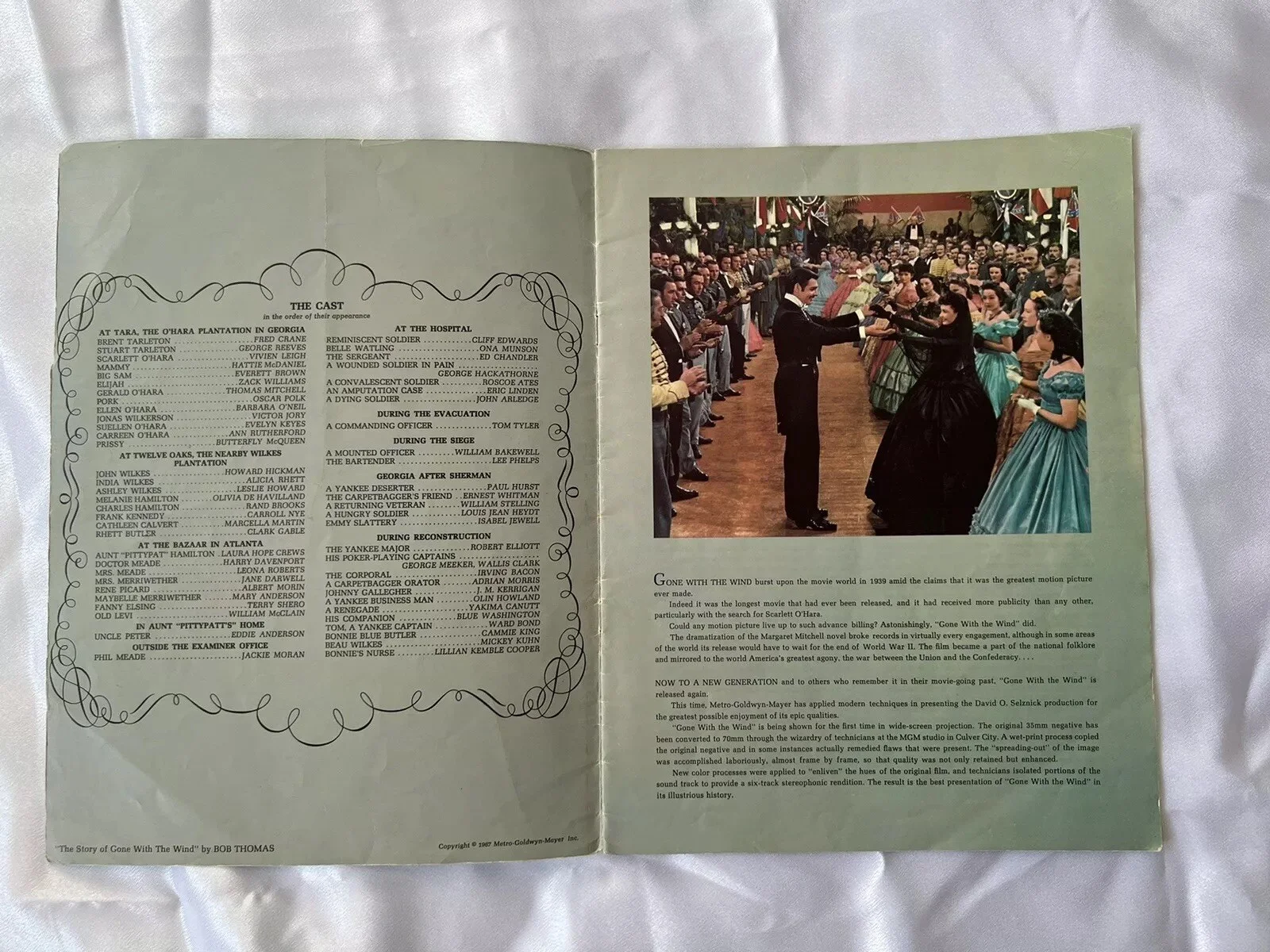 The Story Of Gone With The Wind Film Brochure Program 1967 Book Collectible Vtg, изображение 3