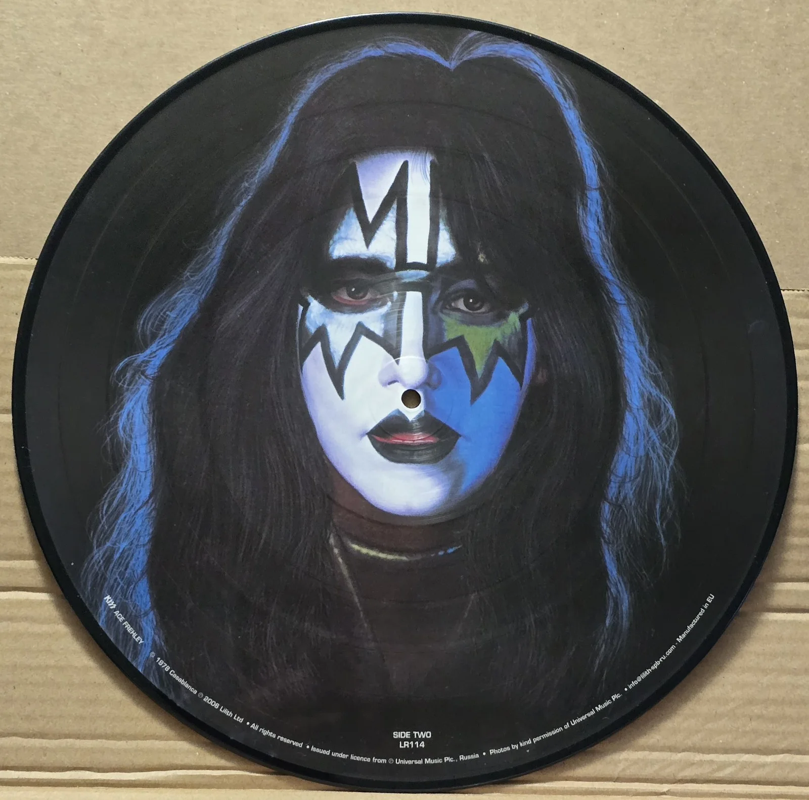 ACE FREHLEY KISS SIGNED SOLO ALBUM PICTURE DISC LP *JSA COA* Auto Autograph, изображение 4