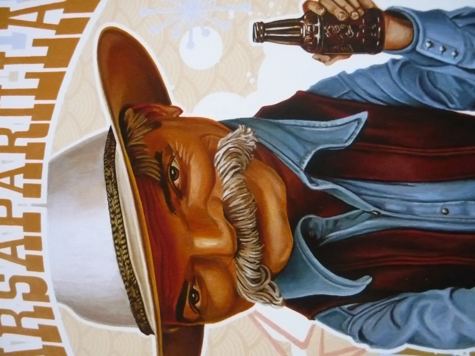 Framed mounted 14x11 inchs Poster Film sarsaparilla the stranger big lebowski, изображение 2