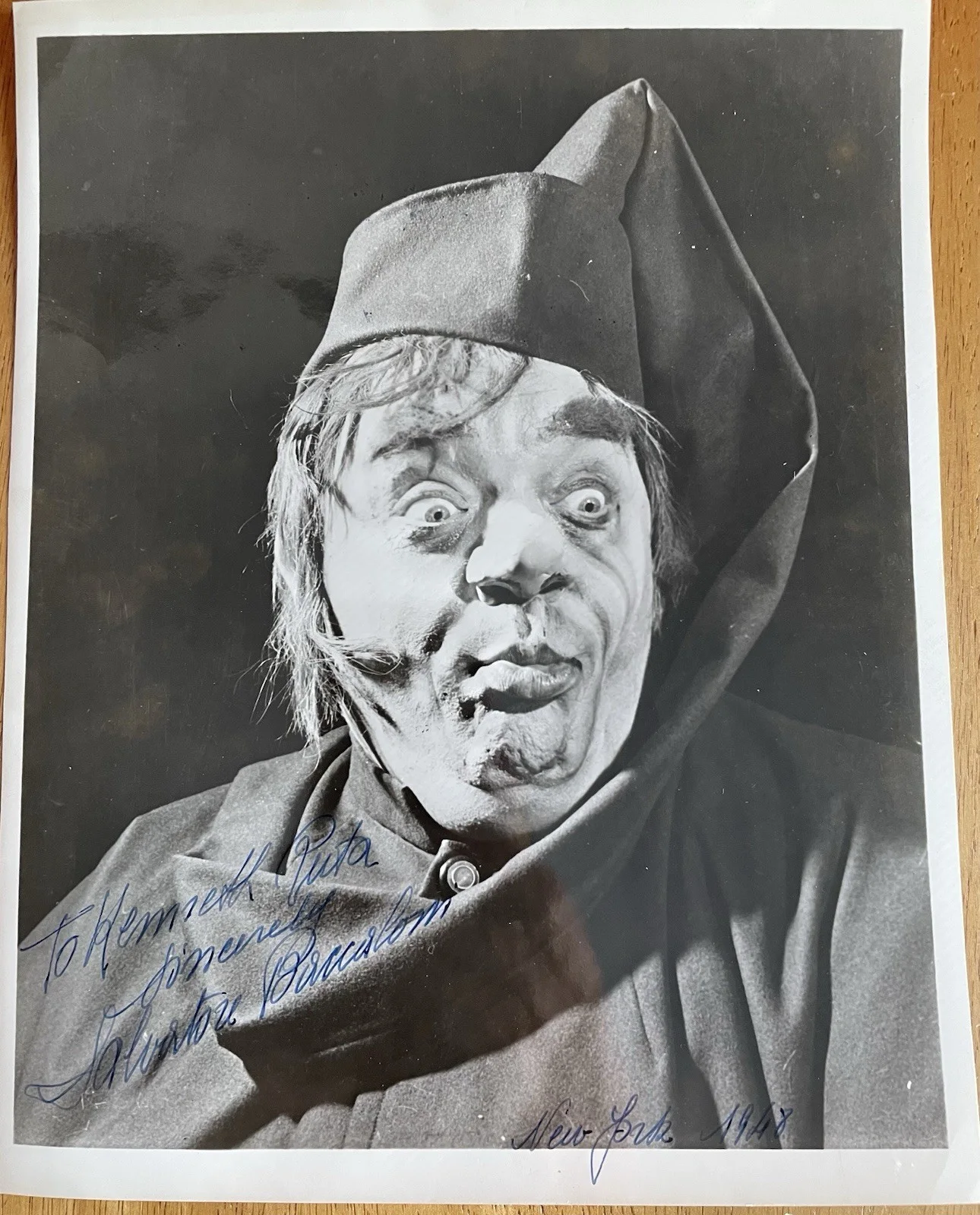 Italian Opera Singer Salvatore Baccaloni Autographed Photo in "Gianni Schicchi", изображение 3