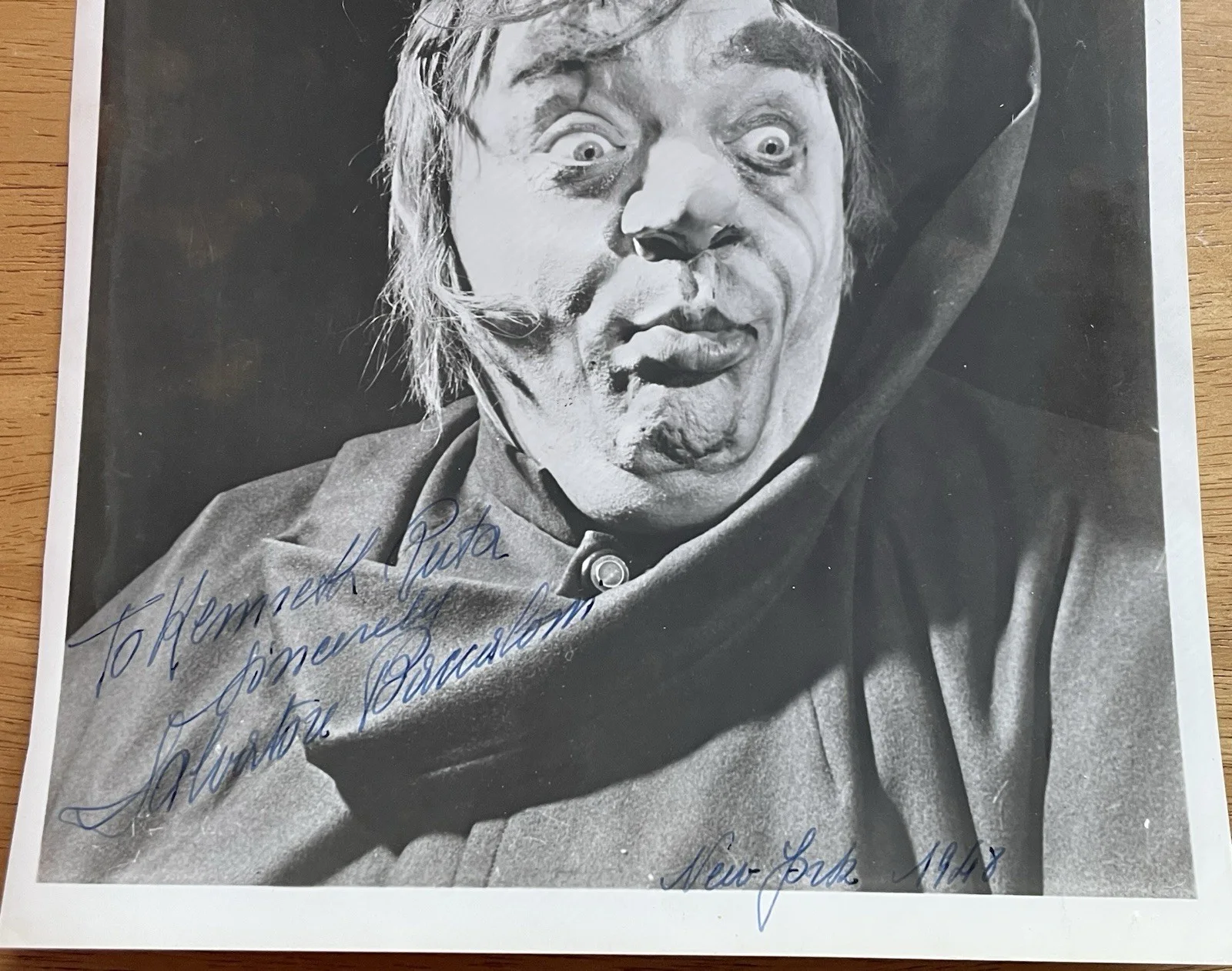 Italian Opera Singer Salvatore Baccaloni Autographed Photo in "Gianni Schicchi", изображение 5