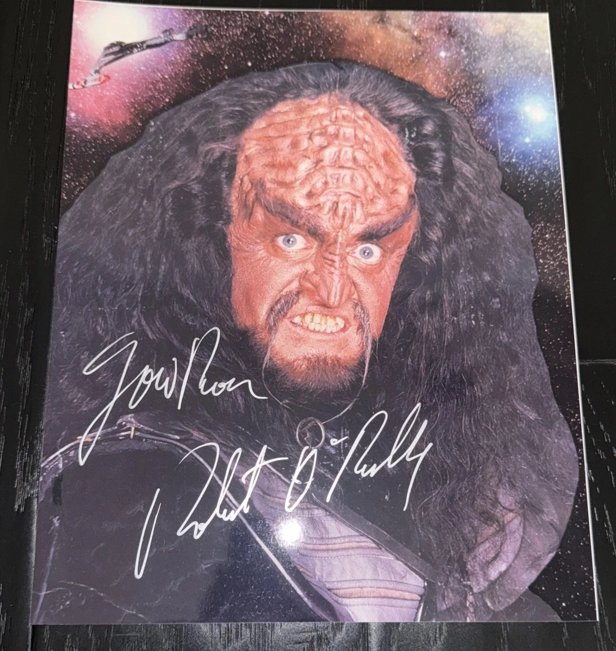 Robert o'Reilly — Robert O'Reilly SIGNED 8x10 Photo TV Movie Actor GOWRON Star Trek Deep Space 9