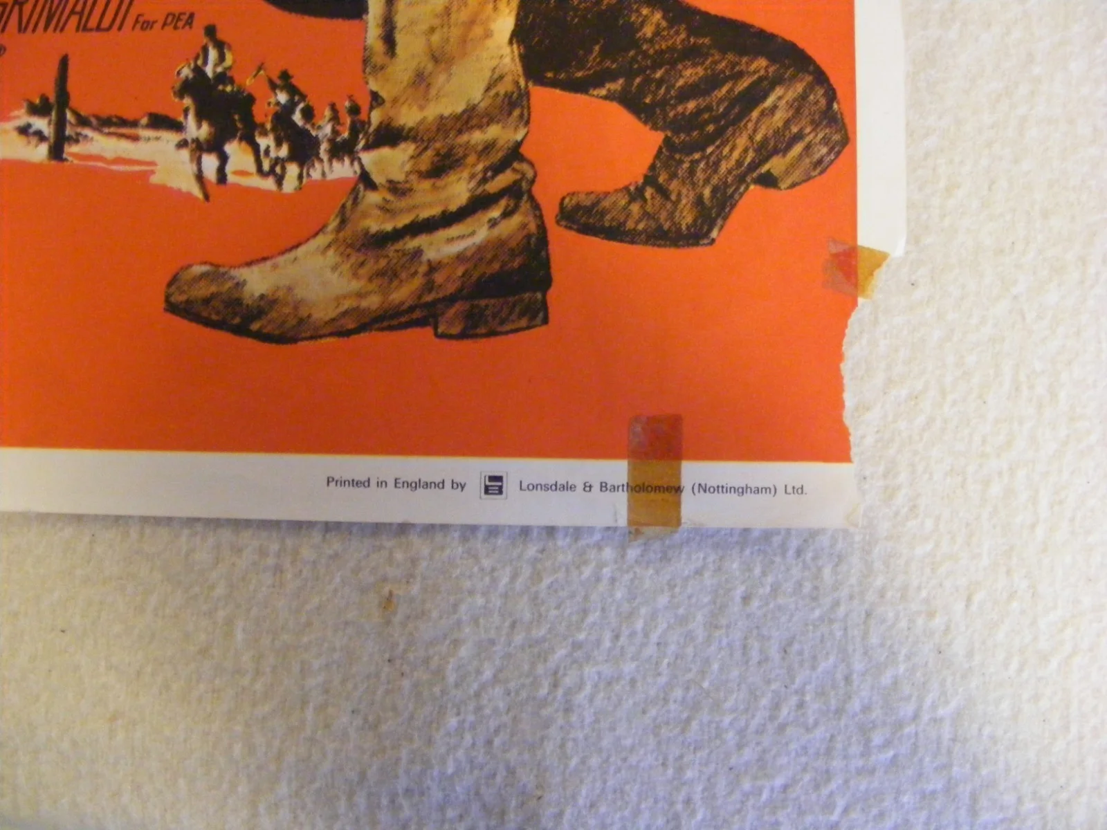 vintage original film poster for spaghetti western the big gundown,lee van cleef, image 5