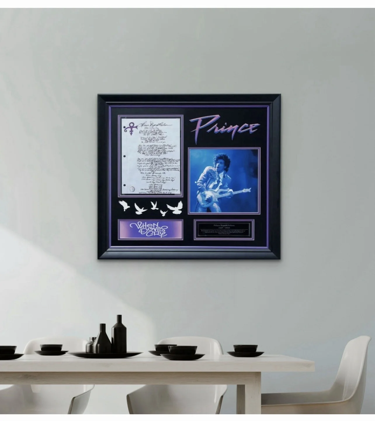 Prince — 🔥 Prince Signed Autograph When Doves Cry Lyrics 🔥, image 5