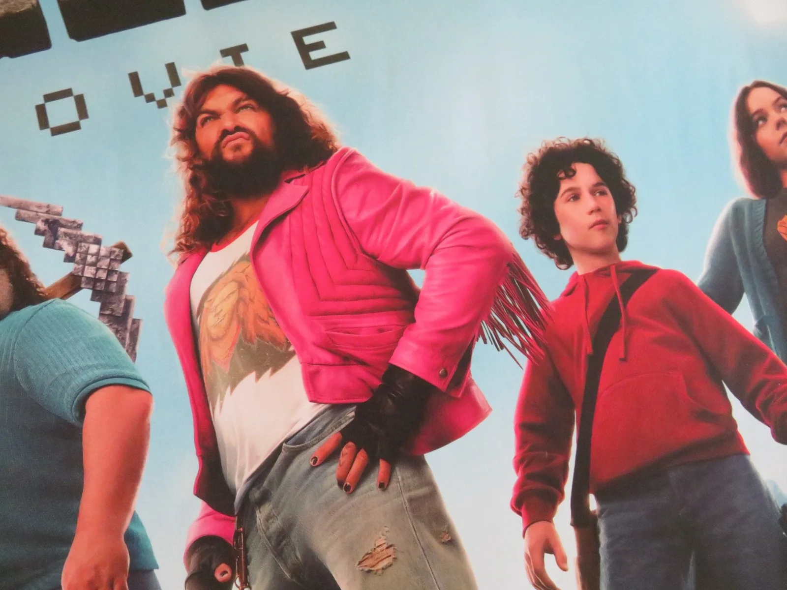 A MINECRAFT MOVIE UK QUAD ROLLED POSTER JACK BLACK JASON MOMOA 2025, изображение 2
