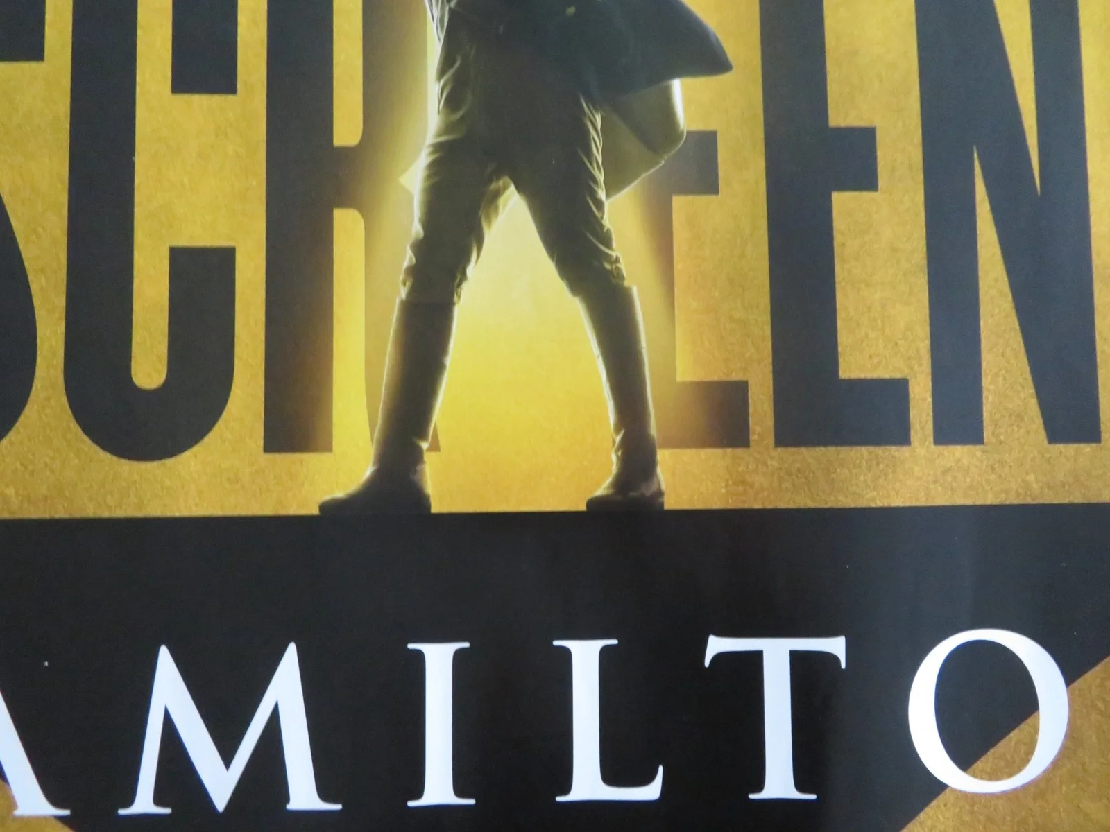 HAMILTON UK QUAD ROLLED POSTER DAVEED DIGGS RENEE ELISE GOLDSBERRY 2020, изображение 2