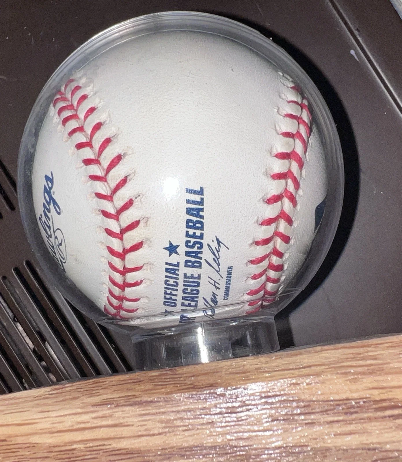 Evel Knievel — Evel Knievel Signed Baseball Motorcycle Jump Autograph Celebrity Dare Devil JSA, image 4
