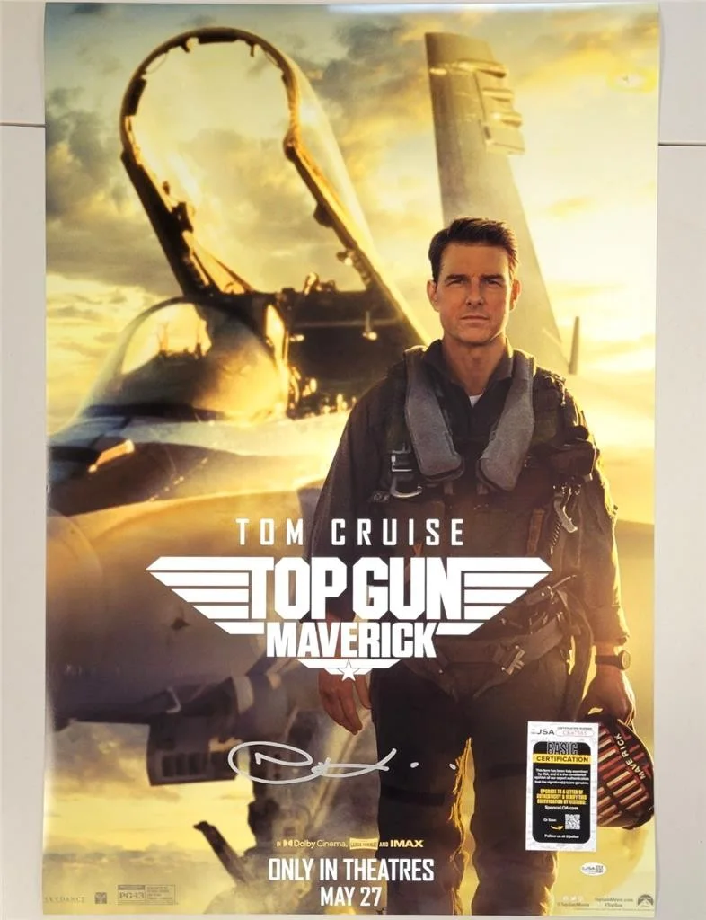 Joseph Kosinski — Joseph Kosinski signed Top Gun Maverick 24x36 Photo Poster autograph (A) ~ JSA