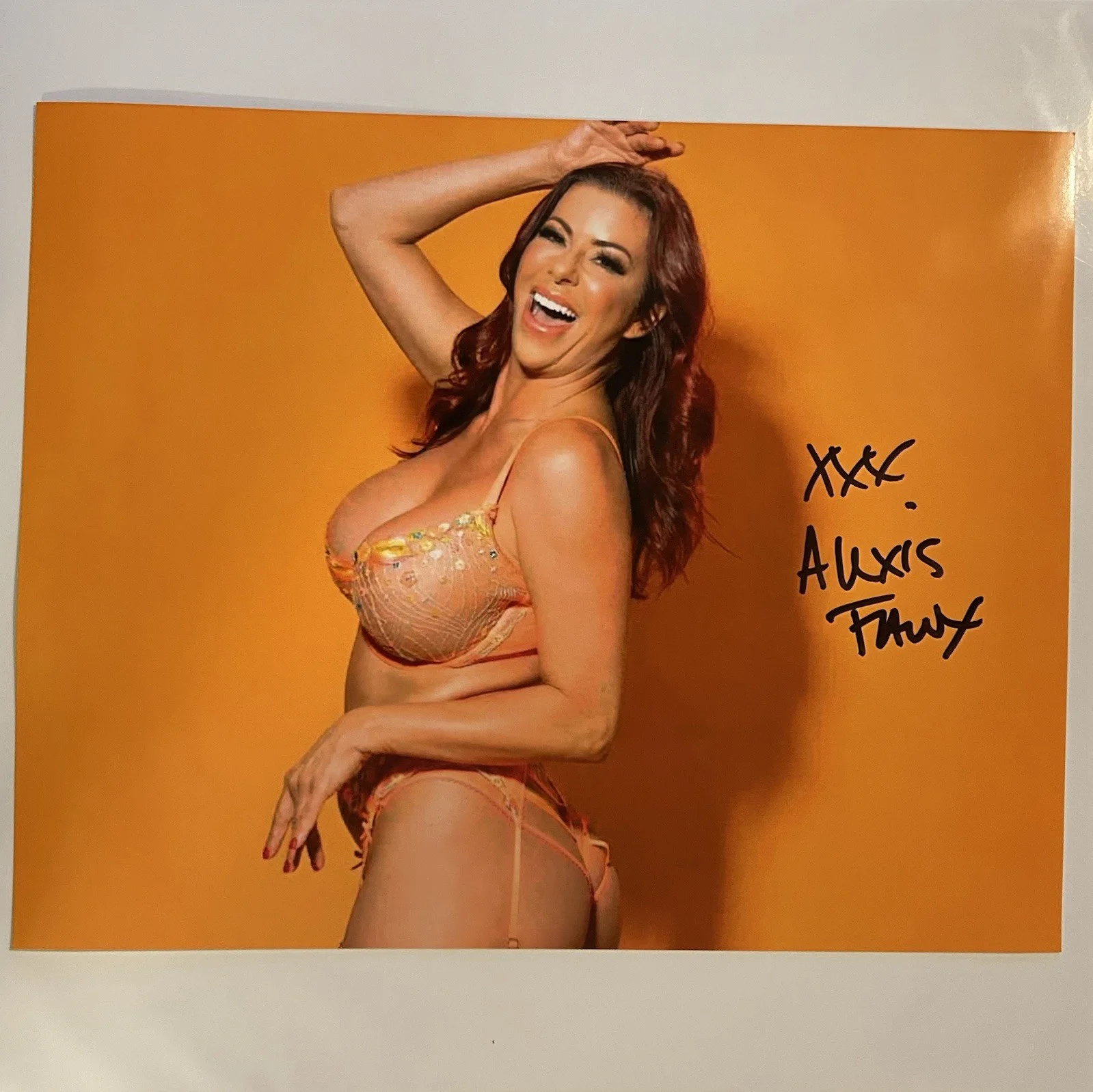 Alexis Fawx — Adult Star Alexis Fawx Signed 8x10 Proof Pic Autograph AVN 2026