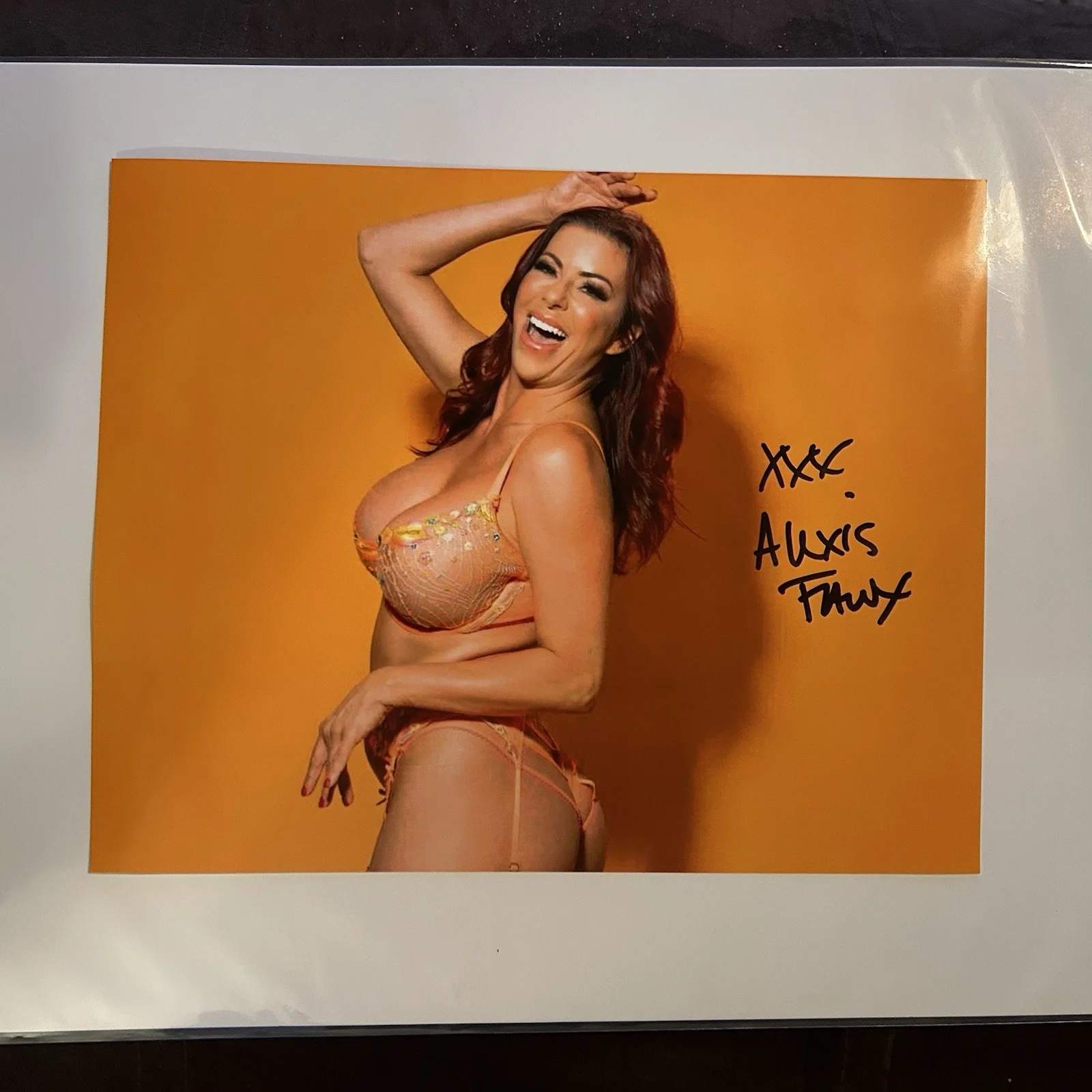 Alexis Fawx — Adult Star Alexis Fawx Signed 8x10 Proof Pic Autograph AVN 2026, изображение 3